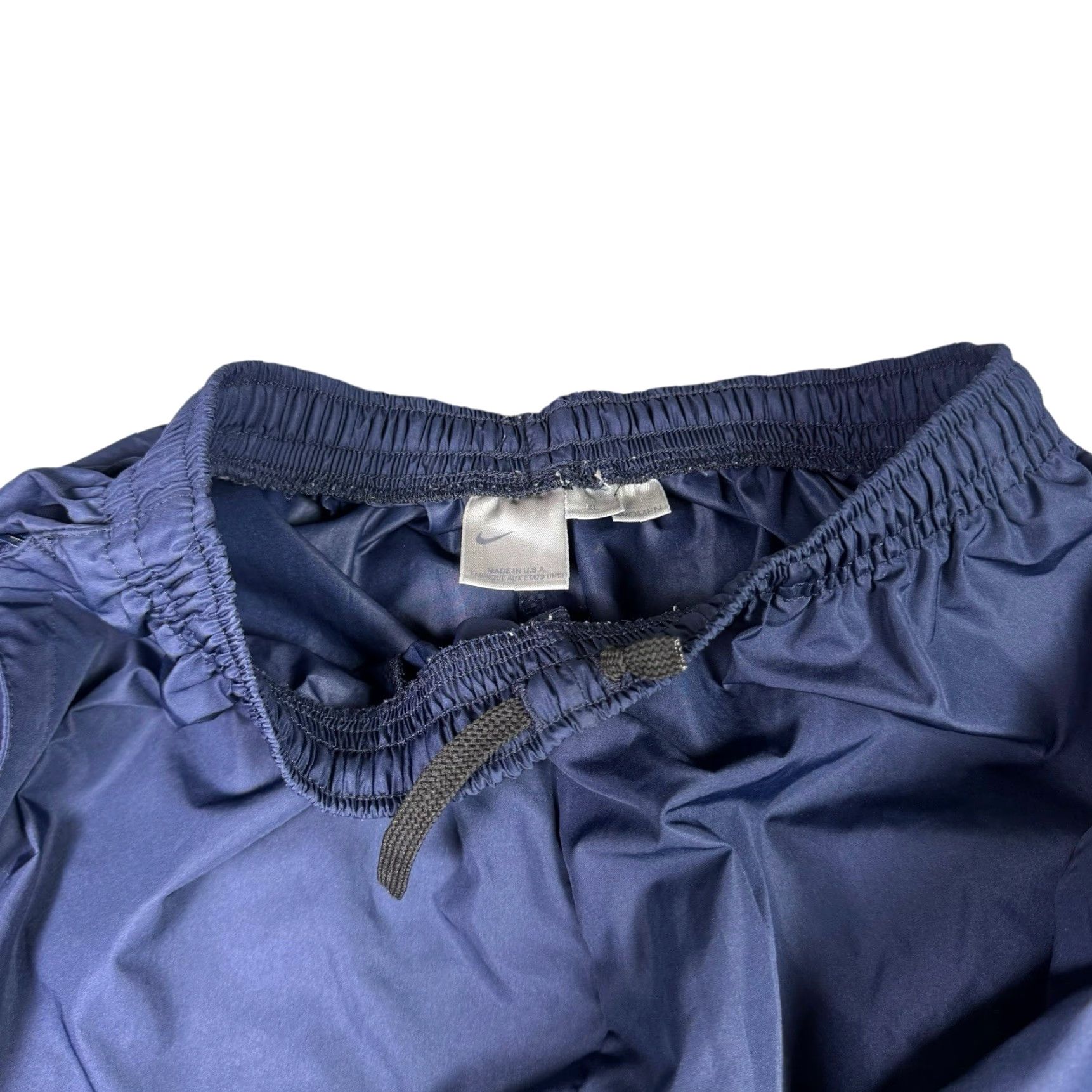 Nike VINTAGE Nike Track Pants Womens XL USA Made Blue Taper Jogger 90s Sweatpants Size 40" / US 18 - 6 Thumbnail