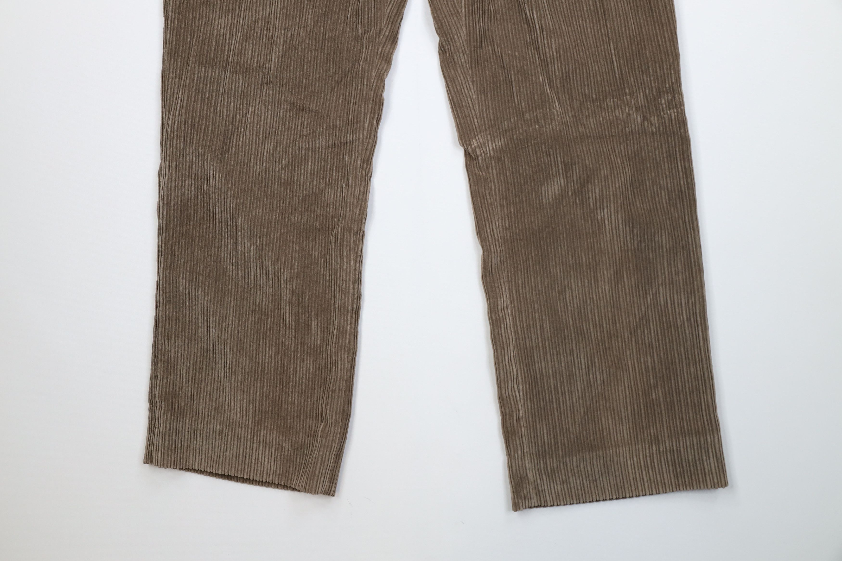 Vintage Vintage 90s Streetwear Wide Leg Corduroy Chino Pants Beige Size US 36 / EU 52 - 4 Thumbnail