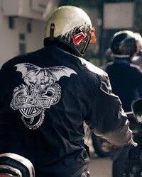 Harley Davidson VTG 1995 Harley Davidson Dragon Graphic windbreaker Jacket Size US M / EU 48-50 / 2 - 2 Thumbnail