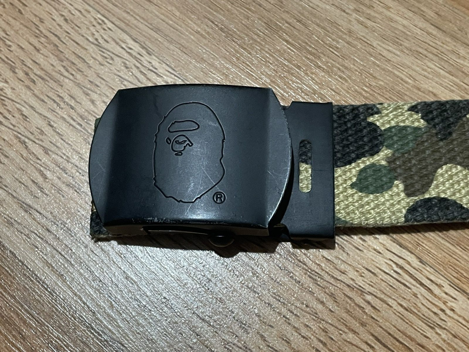 Bape A BATHING APE CANVAS WEB BELT Size 32 - 1 Thumbnail