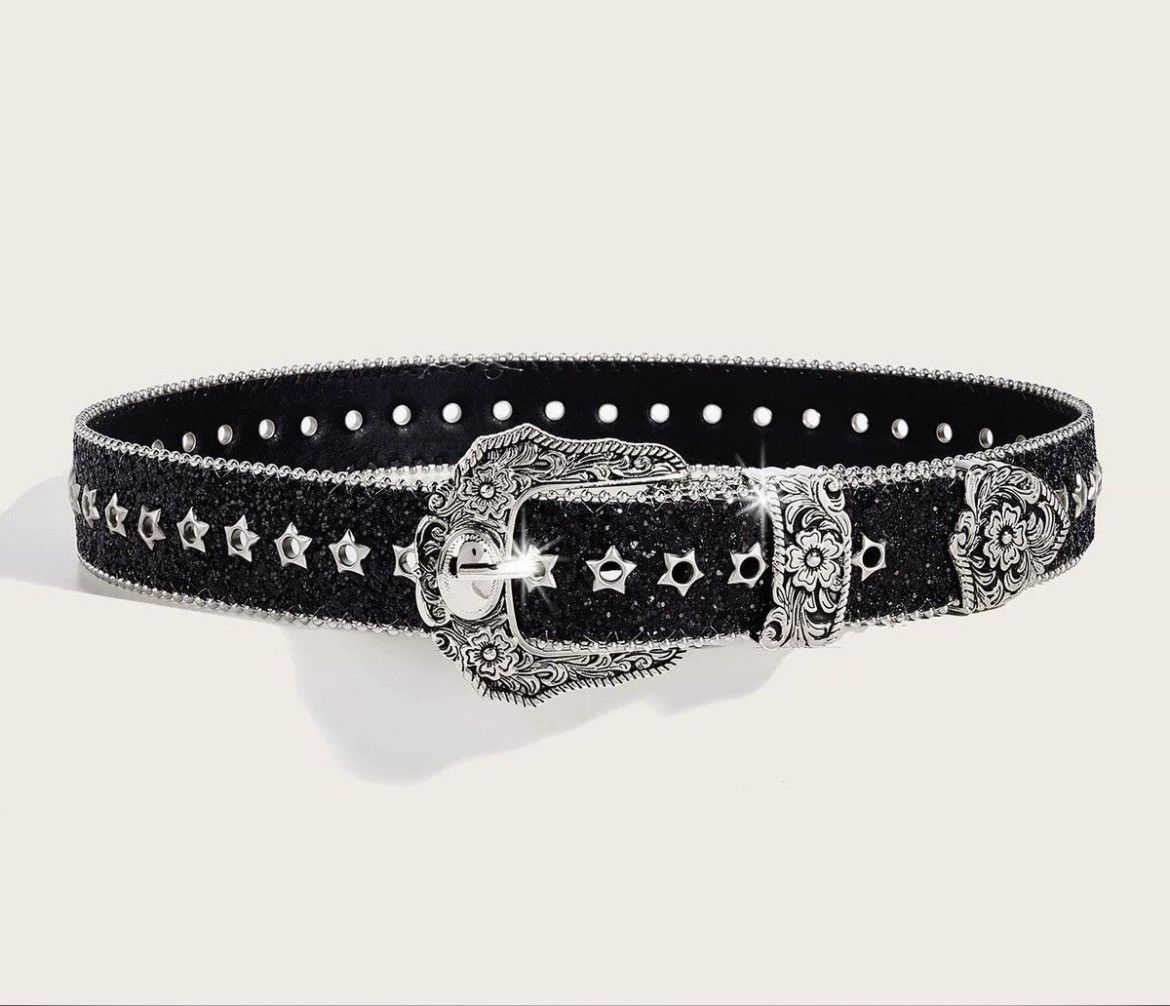 Japanese Brand × Vintage Retro punk rock unisex star stud western belt Size ONE SIZE - 4 Thumbnail