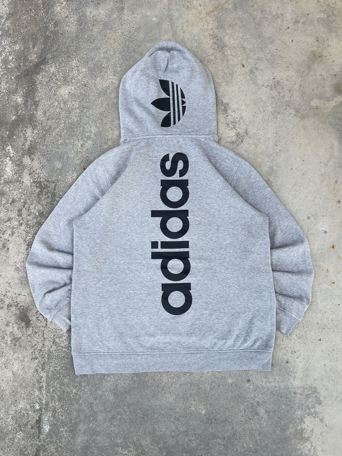Adidas × Vintage Adidas Big Logo Pullover Hoodie Size US L / EU 52-54 / 3 - 1 Thumbnail