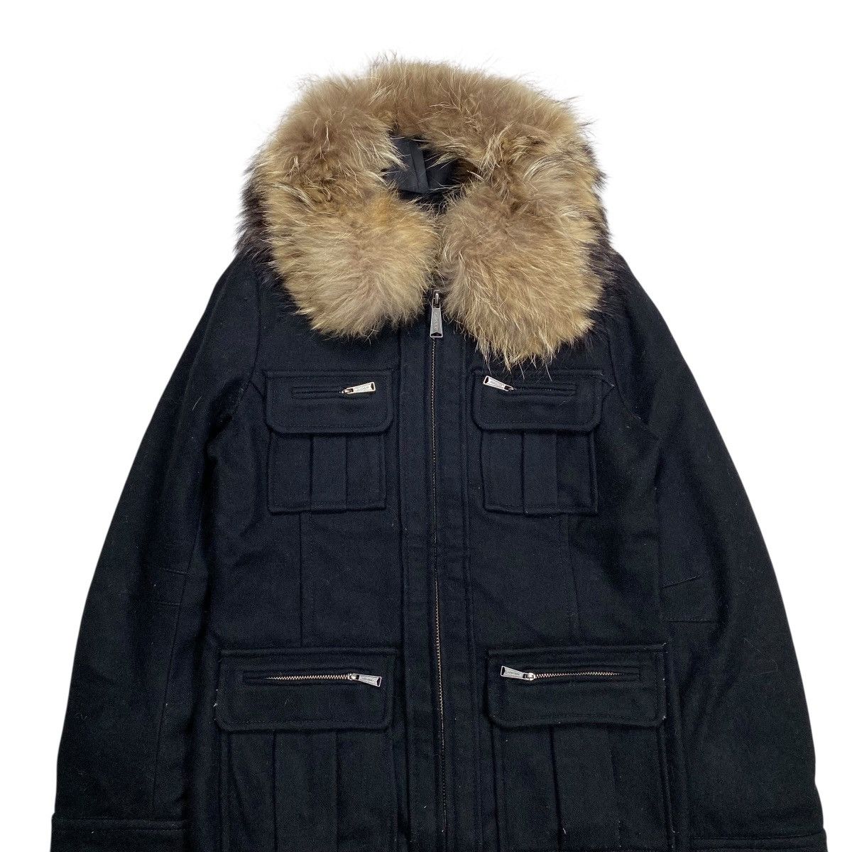 Le Grande Bleu (L.G.B.) Moussy Fur Wool Jacket Look Like LGB Size US S / EU 44-46 / 1 - 4 Thumbnail