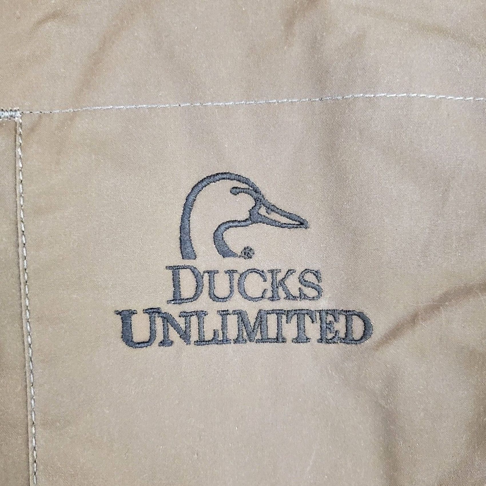 Filson Filson x Ducks Unlimited Cover Cloth Mile Marker Coat Jacket Mens Large Oilskin Waxed 100% Cotton Beige Beiges/Khaki Vintage? Size US L / EU 52-54 / 3 - 5 Thumbnail