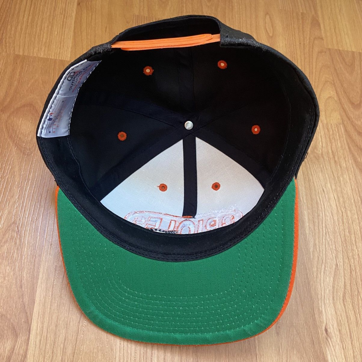 MLB MLB Baltimore Orioles Logo Vintage 90s Snapback Hat Size ONE SIZE - 6 Thumbnail