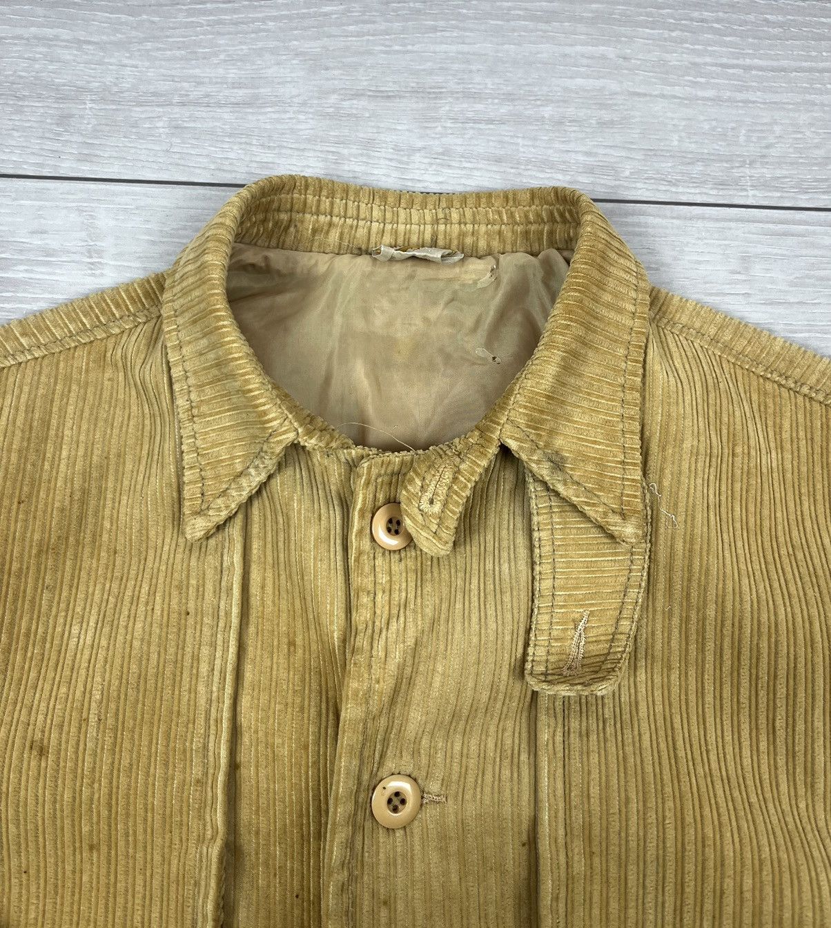 Vintage Brittania Vintage 70s Rare Corduroy Work Jacket Size US M / EU 48-50 / 2 - 12 Thumbnail