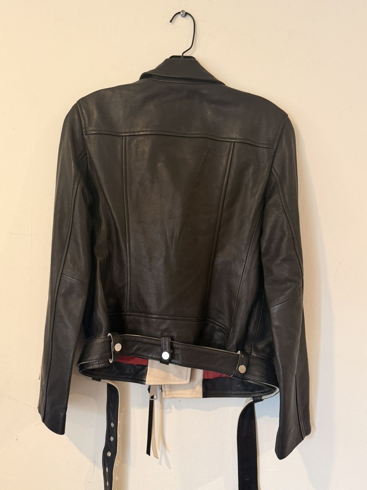 Allsaints All Saints Dren Biker Leather Jacket Women Size S / US 4 / IT 40 - 9 Thumbnail