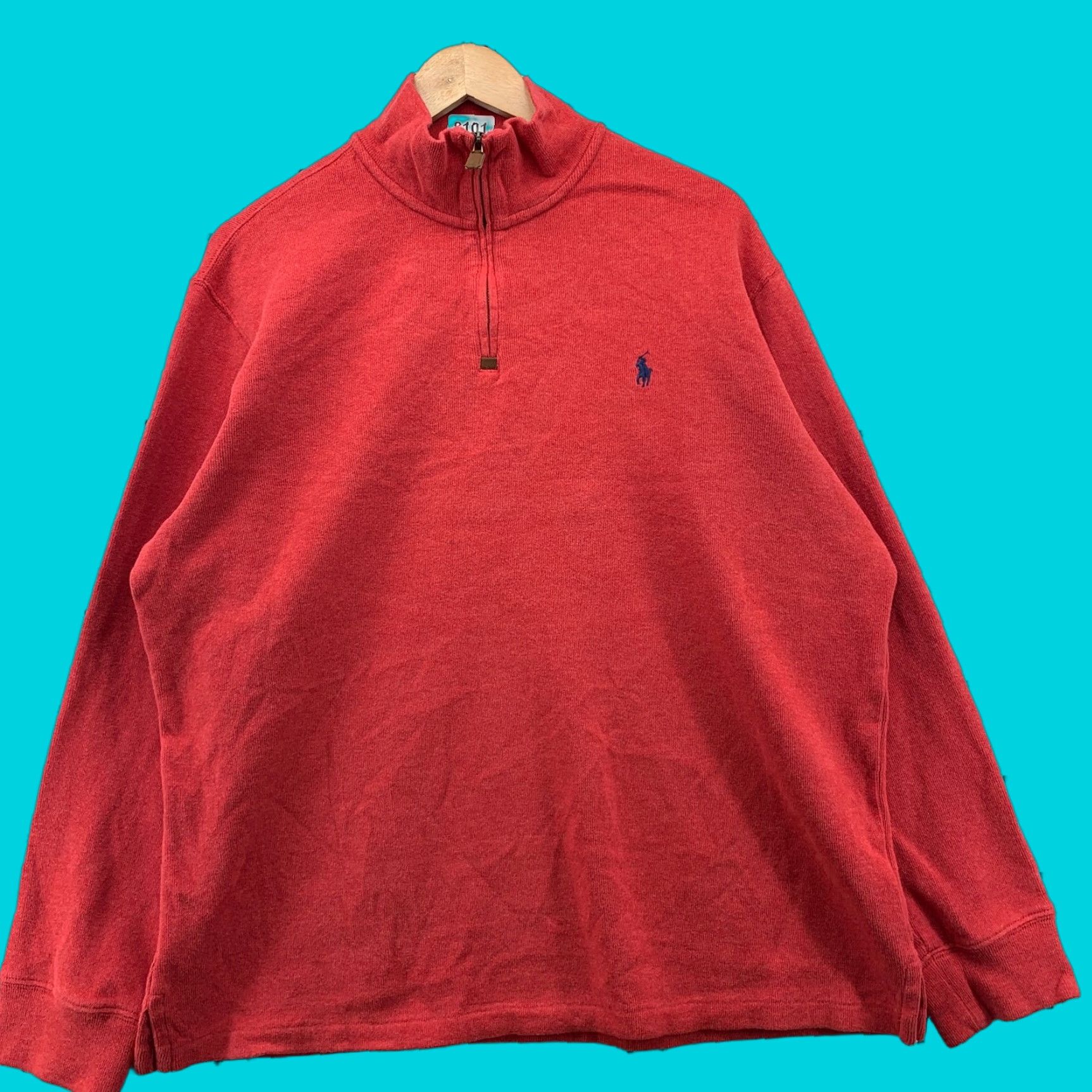 Polo Ralph Lauren Polo Ralph Lauren 1/4 Zip Pullover Sweater Men XL Red Orange Blue Pony Shirt Mens XL Red Polo Ralph Lauren 1/4 Zip Pullover Sweater Size US XL / EU 56 / 4 - 1 Thumbnail