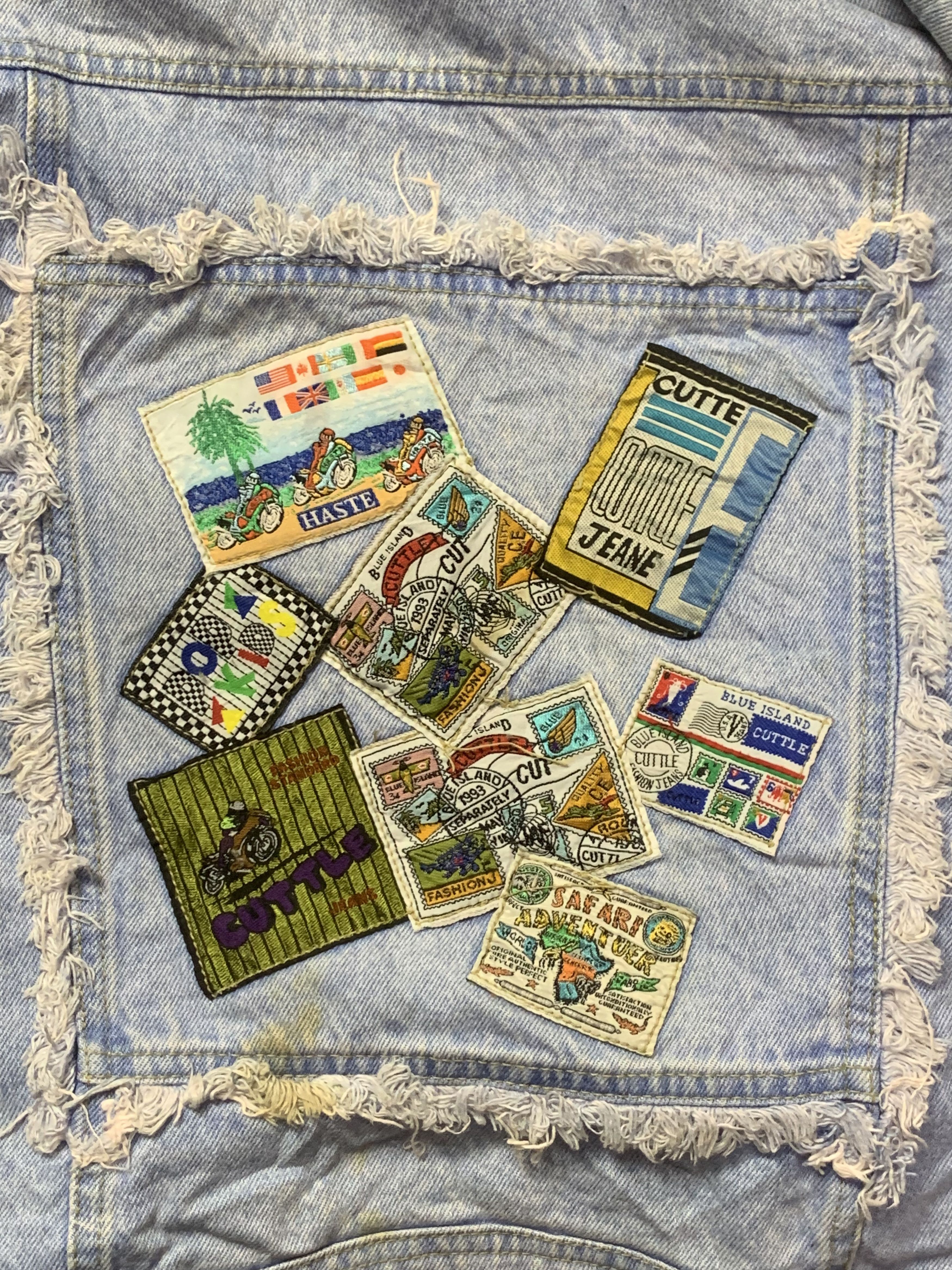 Japanese Brand × Vintage Rare Design Vintage Cuttle Jeans Denim Jackets Size US M / EU 48-50 / 2 - 6 Thumbnail