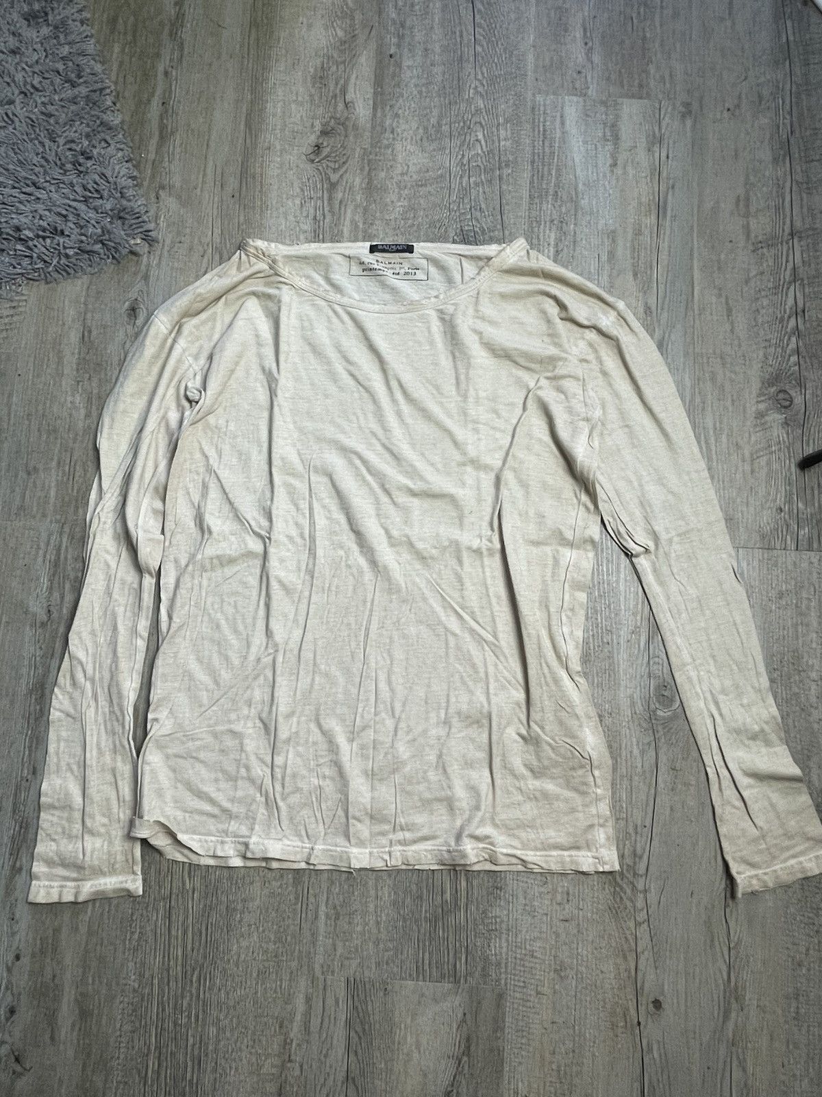 Balmain Decarnin distressed longsleeve