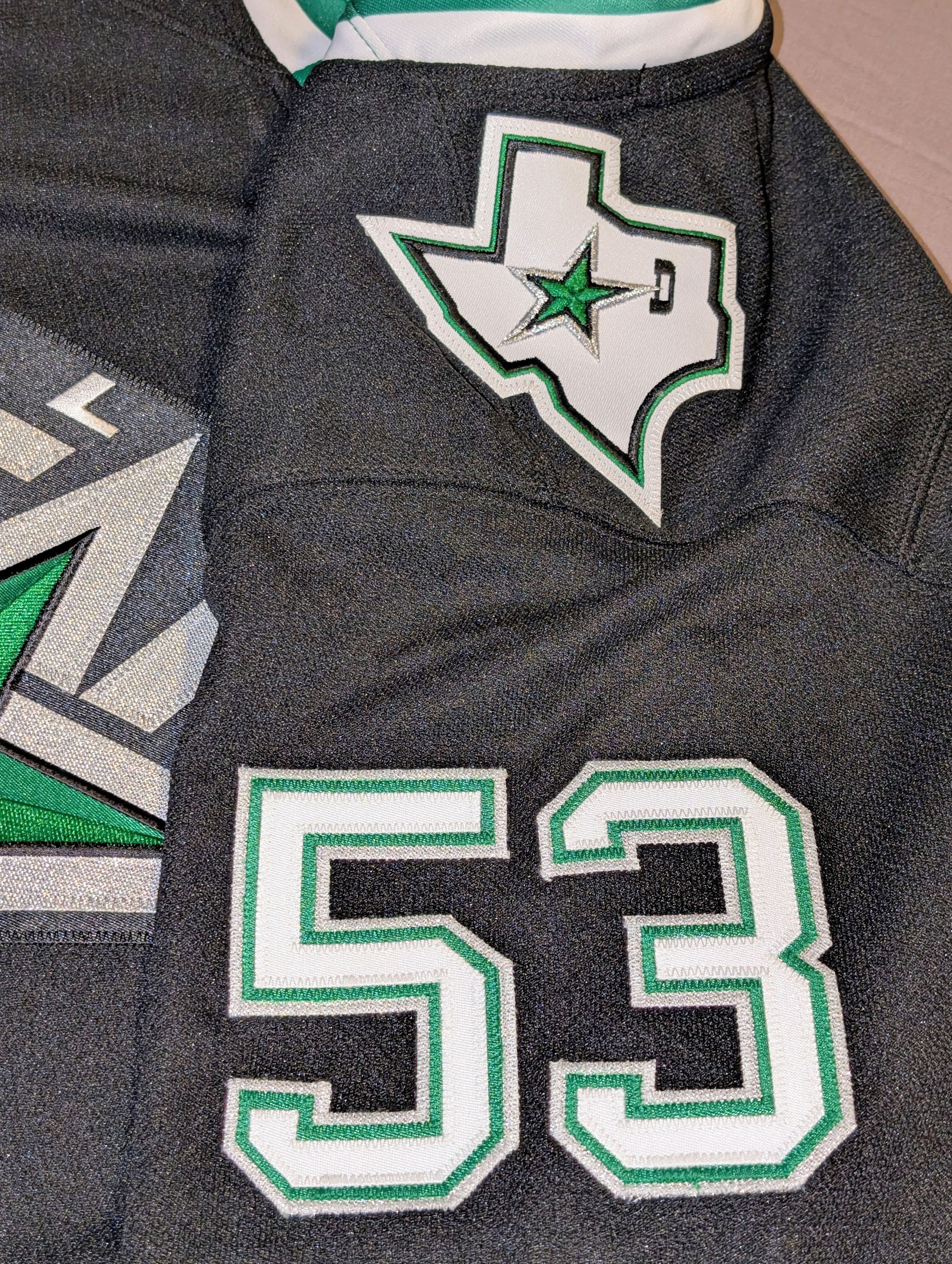 NHL Wyatt Johnston Dallas Stars 3rd jersey Fanatics Premium sz52 Size US L / EU 52-54 / 3 - 7 Thumbnail