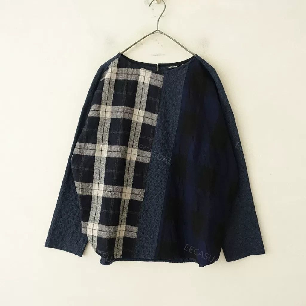 Pas de Calais Pas de Calais Check Pattern Shirt Size XS / US 0-2 / IT 36-38 - 1 Thumbnail