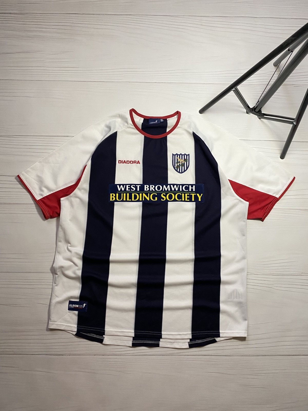 Vintage Vintage Diadora West Bromwich Albion 2003/04 home t shirt Size US XL / EU 56 / 4 - 1 Thumbnail