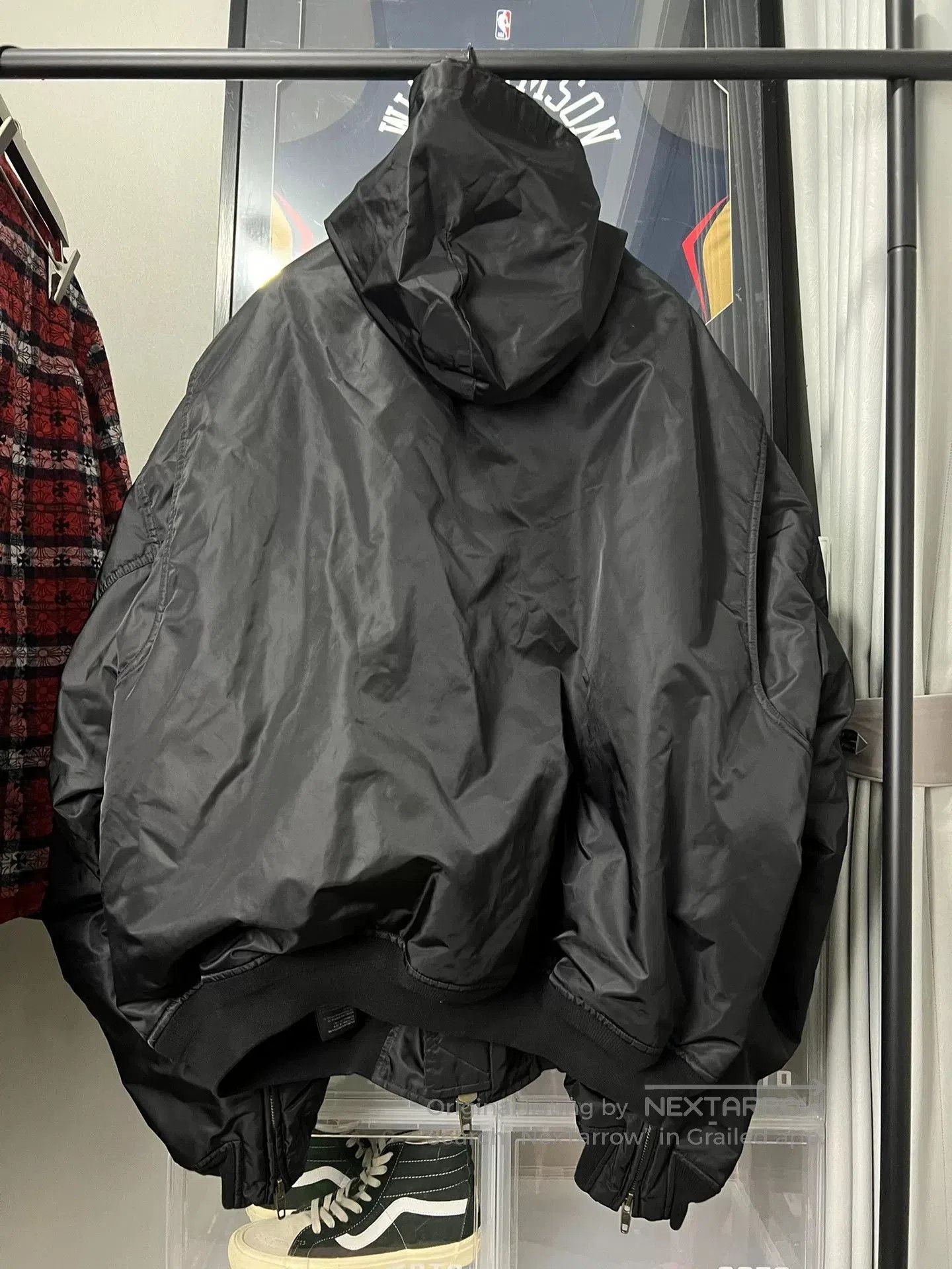 Balenciaga Balenciaga 3B Embroidered Nylon Bomber Jacket. Size US L / EU 52-54 / 3 - 2 Thumbnail