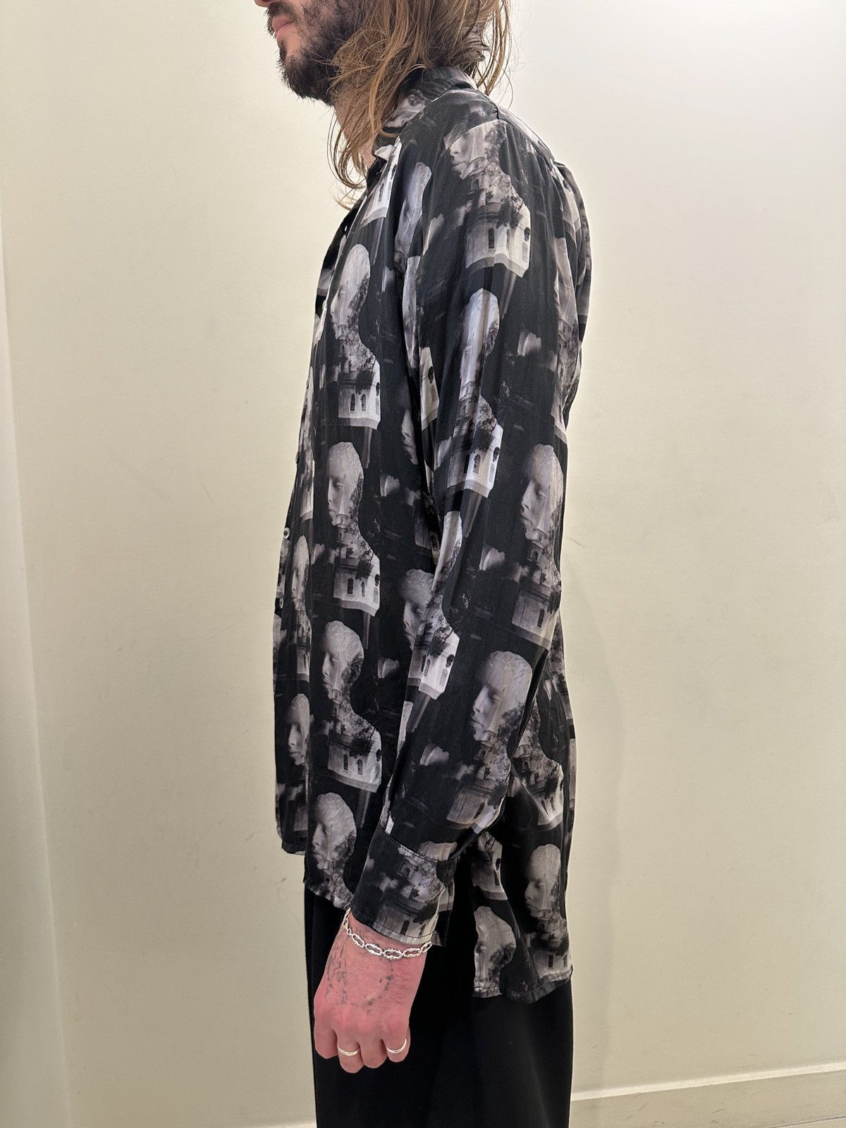 Geoffrey B. Small Como Silk Shirt Size US XS / EU 42 / 0 - 3 Thumbnail