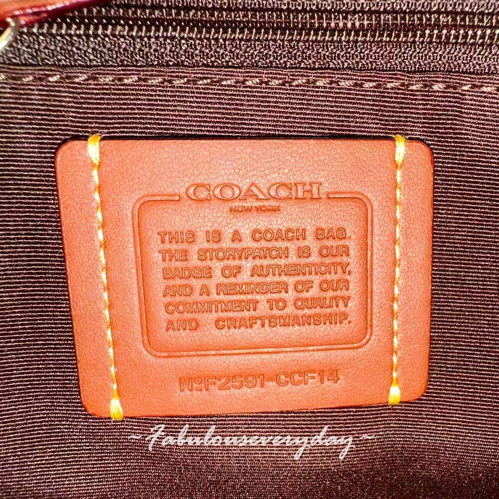 Coach Coach Laurel Small Shoulder Tassels Suede/Brown/Maple CCF14 Size ONE SIZE - 9 Thumbnail