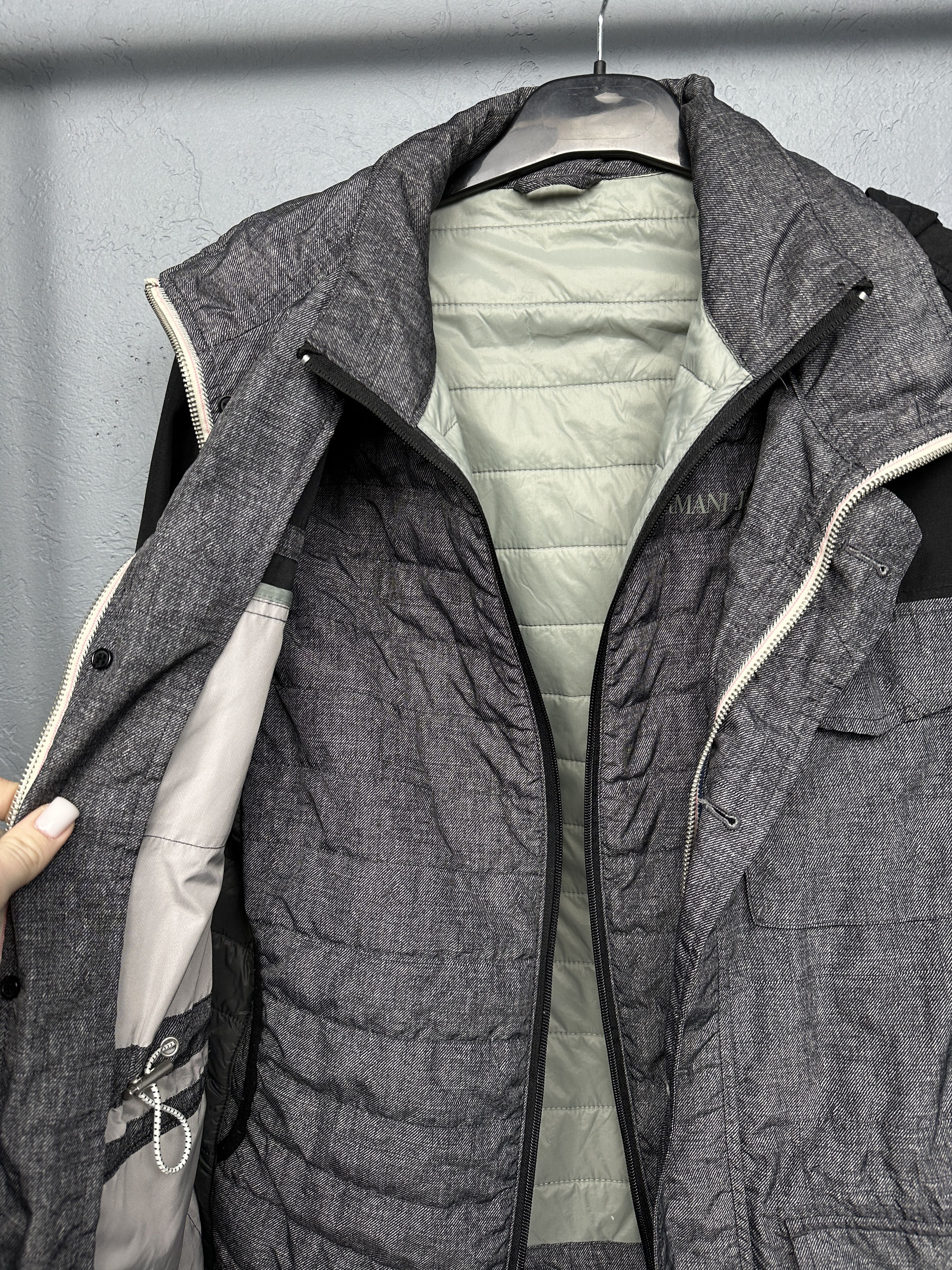 Armani Armani Jeans Mens 3 in 1 Jacket + Vest Size US M / EU 48-50 / 2 - 7 Thumbnail