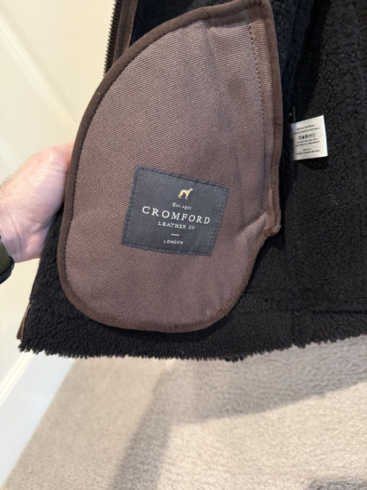 Other Shearling Jacket by Cromford Size US S / EU 44-46 / 1 - 3 Thumbnail