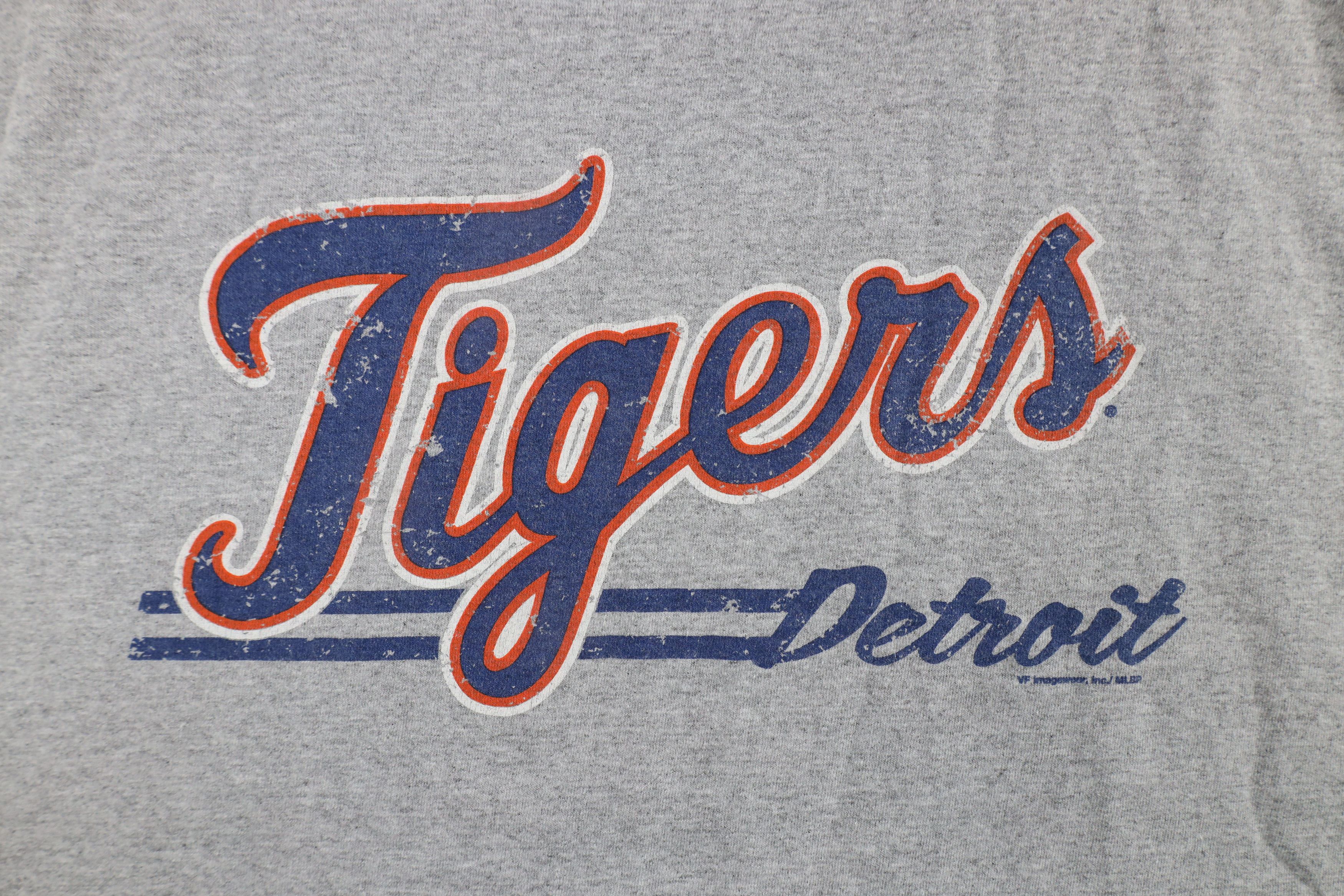 Vintage Vintage Detroit Tigers Baseball Sleeveless Muscle T-Shirt Size US XL / EU 56 / 4 - 4 Thumbnail