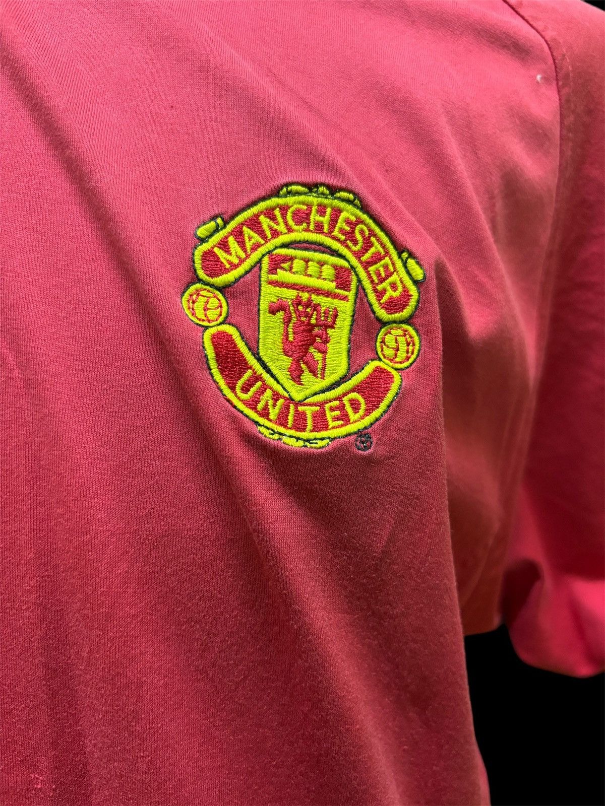 Nike Vintage Manchester United x Nike Polo Shirt Size US L / EU 52-54 / 3 - 2 Thumbnail