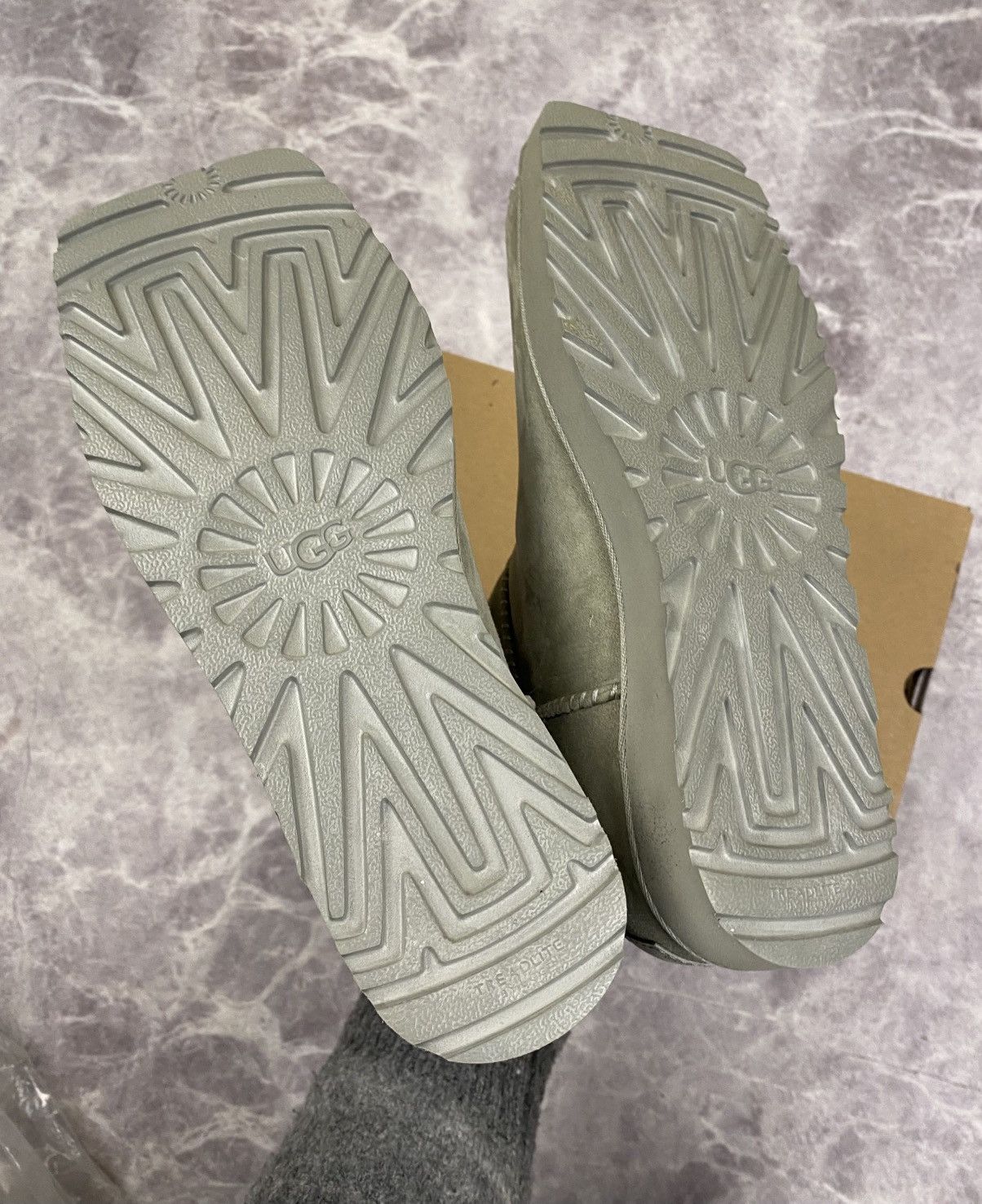 Eckhaus Latta Ugg X Eckhaus Latta Square Toe Grey Suede Boots Size: 38 Size US 8 / IT 38 - 11 Thumbnail