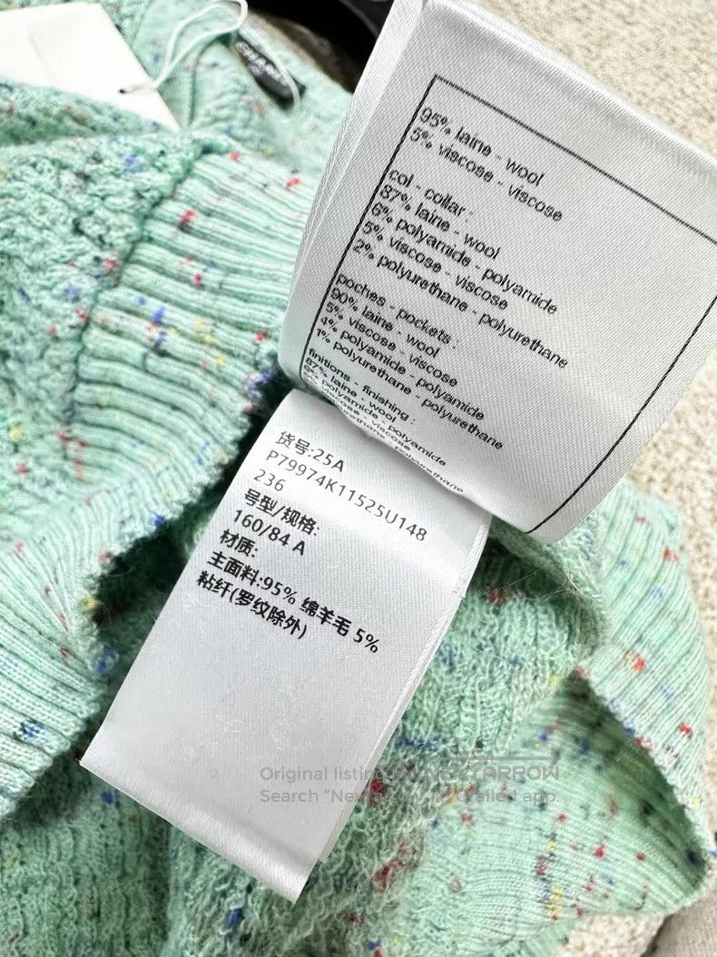 Chanel Chanel Hollow-out three-dimensional texture long-sleeved k Size XS / US 0-2 / IT 36-38 - 9 Thumbnail