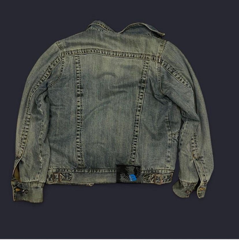Vintage BLEND denim jacket with fur lining washed look Size US S / EU 44-46 / 1 - 3 Thumbnail