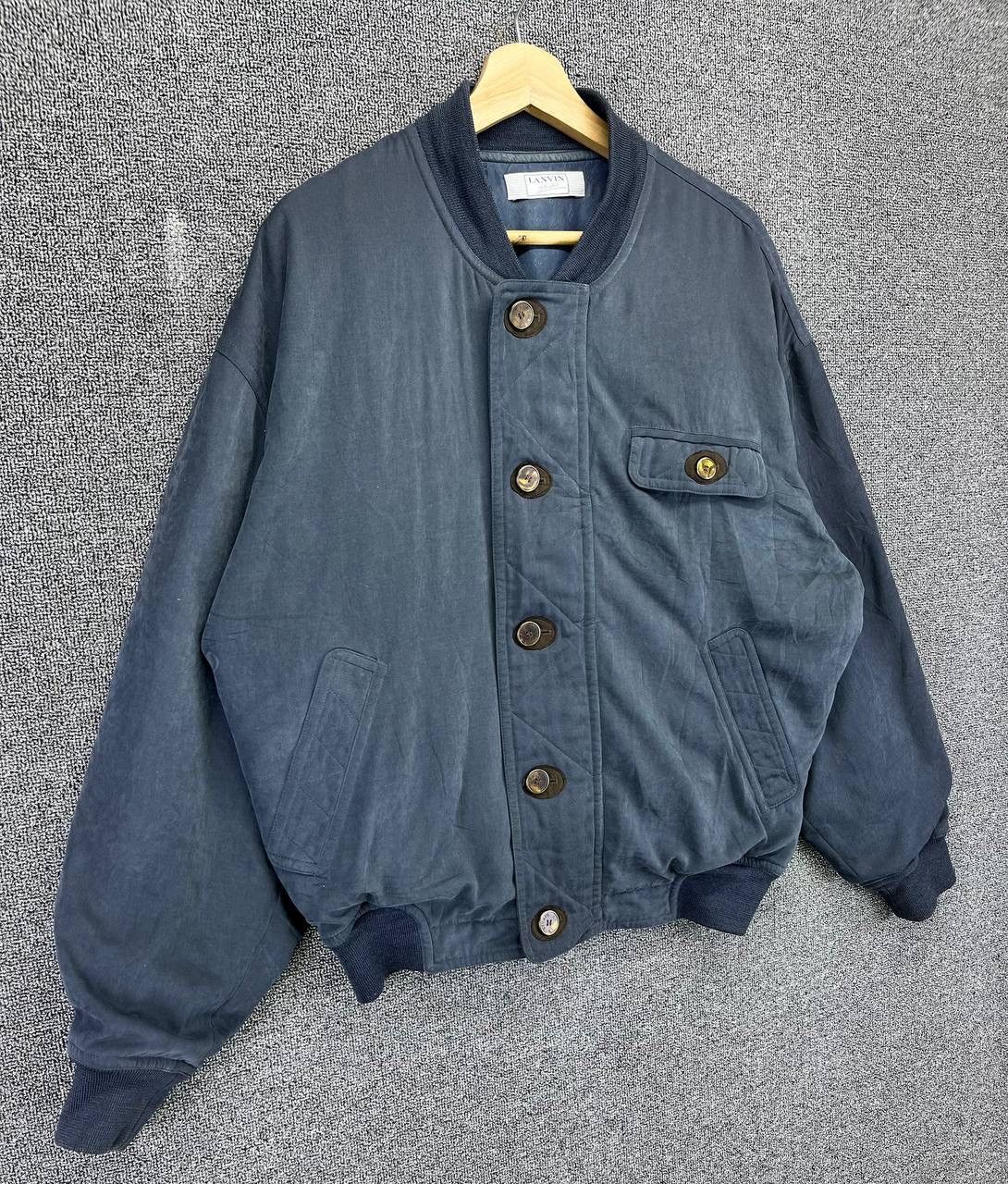Lanvin Vintage Lanvin Rare Bomber Style Jacket Size US XL / EU 56 / 4 - 2 Thumbnail