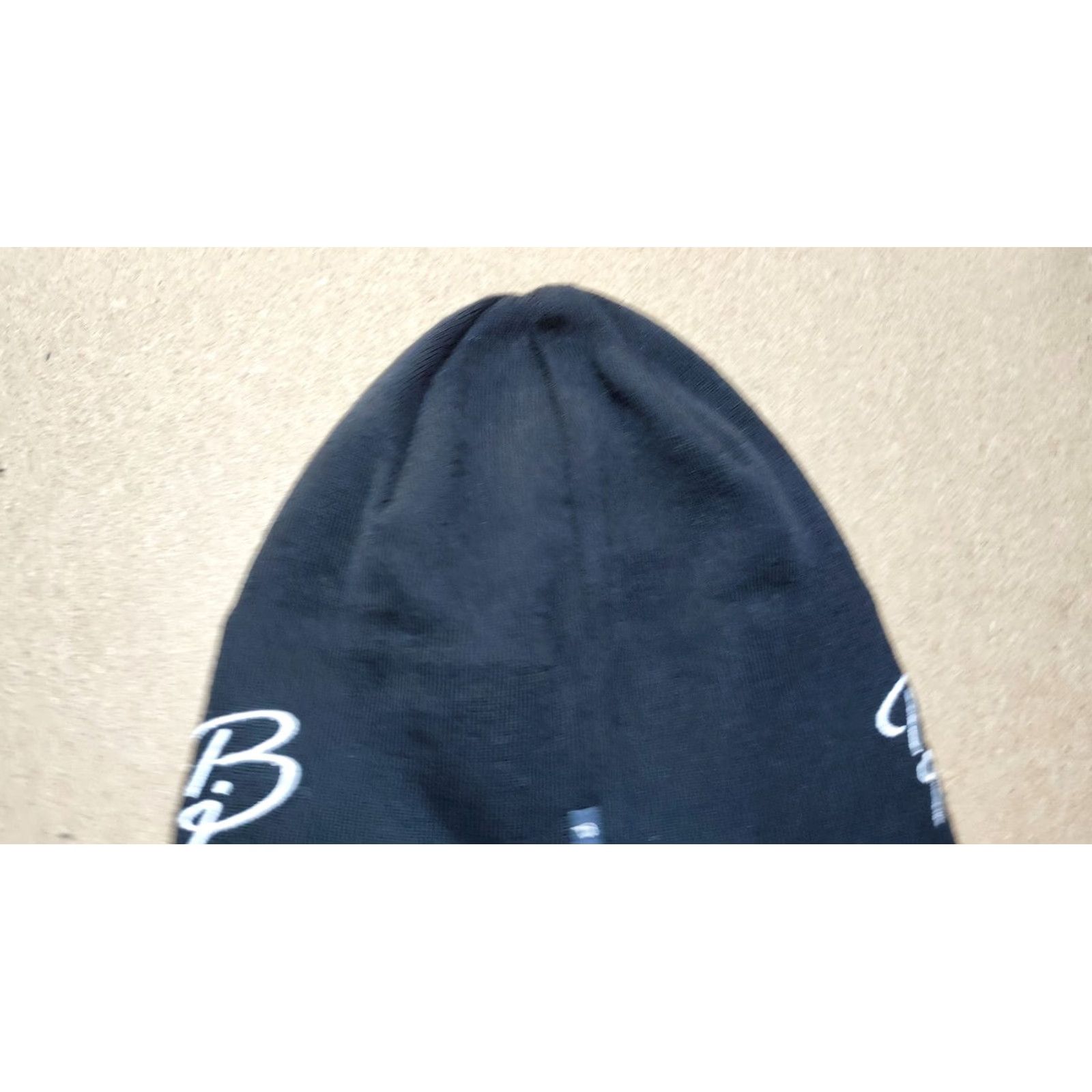 Vintage Bjorn Daehlie Black Hat Ski Cap Winter Cross Country Biathlon Thermal Lined Knit Size ONE SIZE - 5 Thumbnail