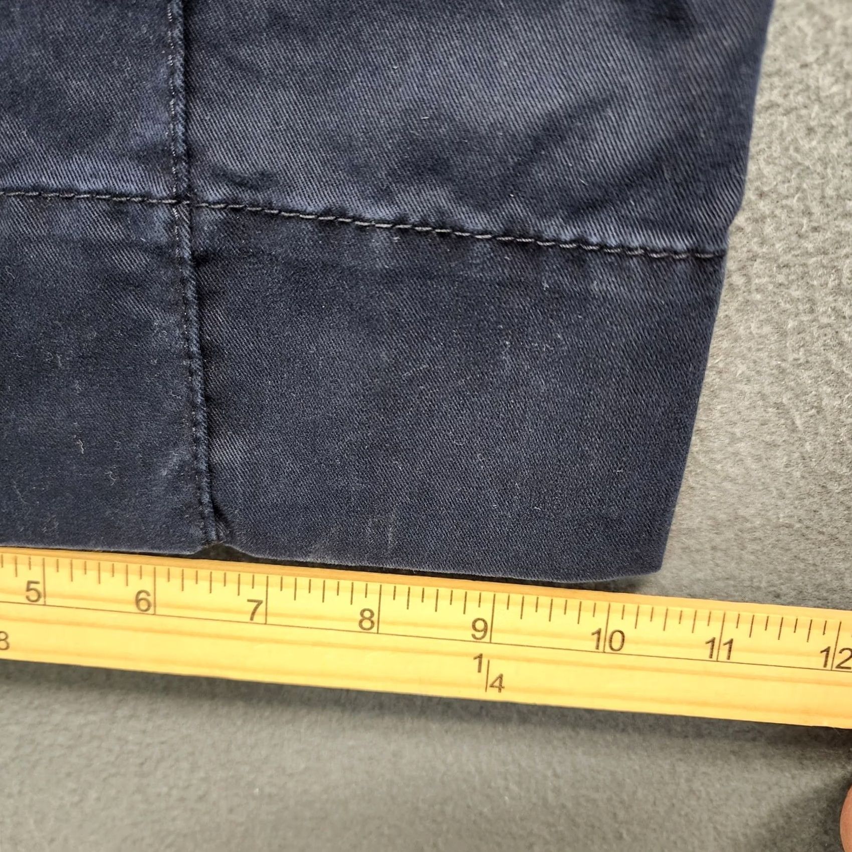 Ann Taylor Ann Taylor LOFT Pants Womens Size 6 Mid Rise Flare Navy Blue Gold Button Sailor Dress Pants Size 28" / US 6 / IT 42 - 7 Thumbnail