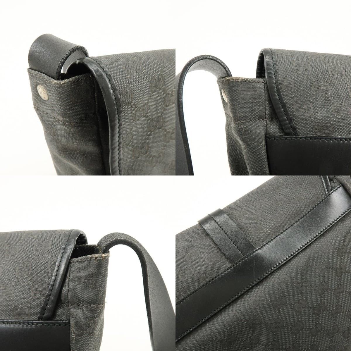 Gucci Gucci GG Supreme Shoulder Bag Black Size ONE SIZE - 5 Thumbnail