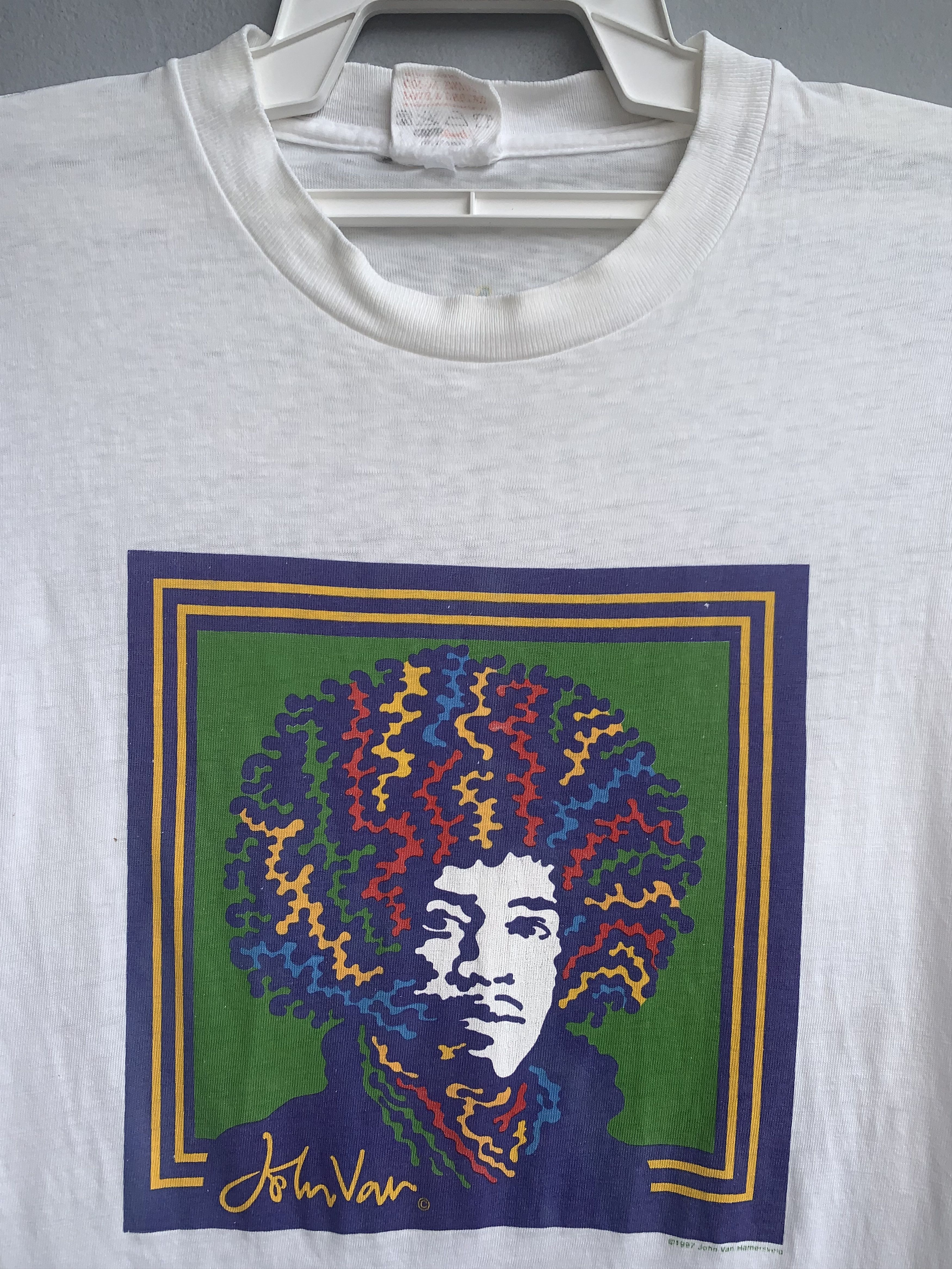 Jimi Hendrix Jimi Hendrix JOHN VAN HAMERSVELD 1997's Vintage Shirt Size US M / EU 48-50 / 2 - 2 Thumbnail
