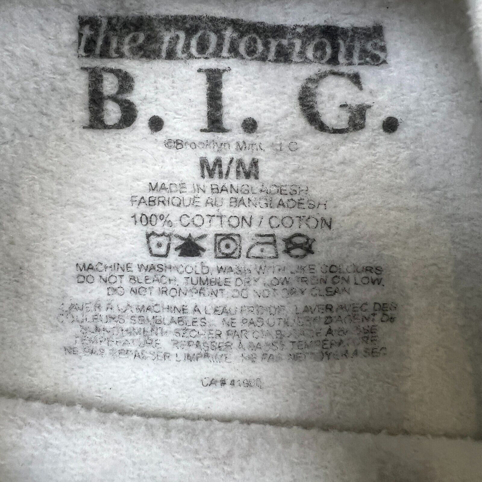 Rap Tees × Vintage Notorious B.I.G Sweatshirt Medium Biggie Smalls Rap Hip Hop Size US M / EU 48-50 / 2 - 8 Thumbnail