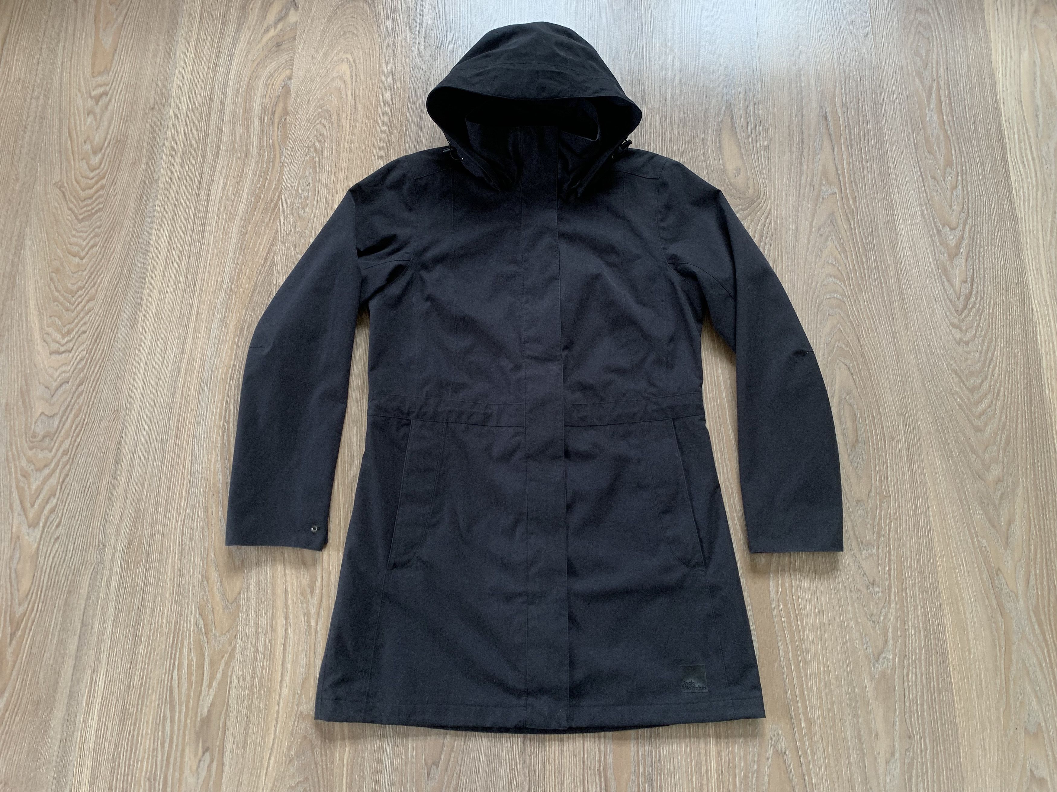 Jack Wolfskin Jack Wolfskins Women's Black Membran Waterproof Jacket Size M / US 6-8 / IT 42-44 - 2 Thumbnail