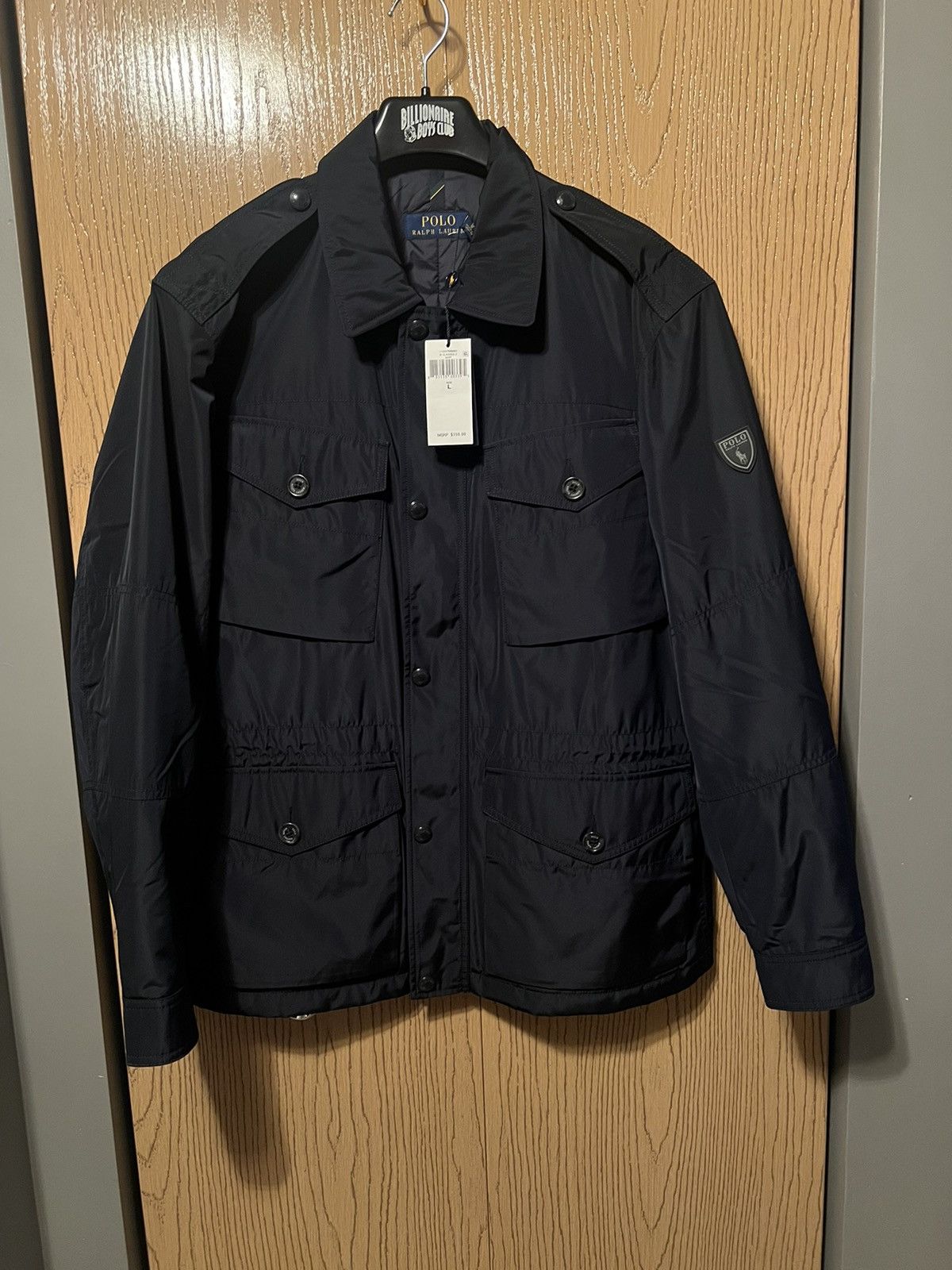 Polo Ralph Lauren Polo Ralph Lauren Navy Oxford Field Jacket Sz L Size US L / EU 52-54 / 3 - 1 Thumbnail