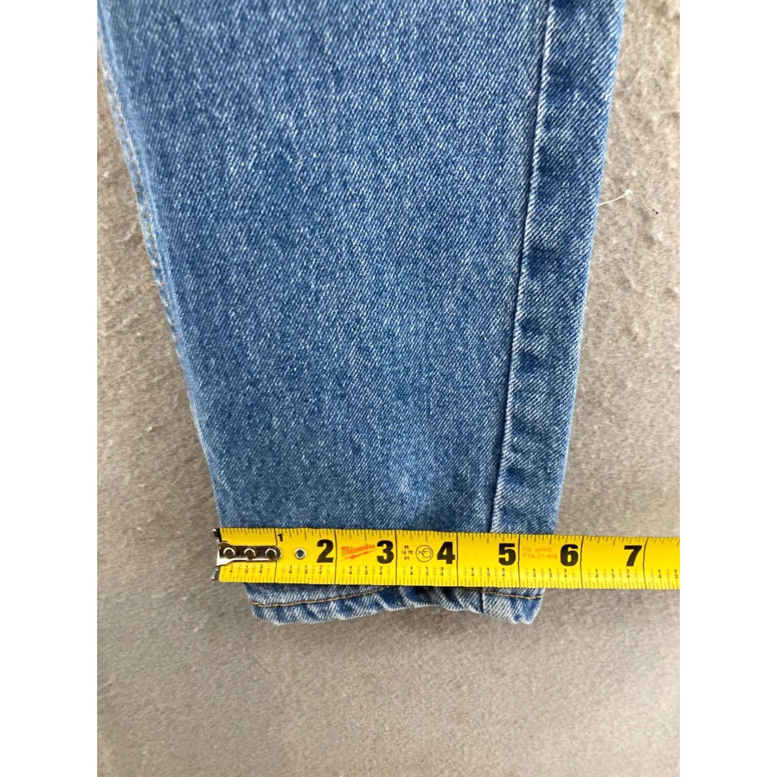 Jordache VINTAGE Jordache Jeans 5 High Rise Tapered Women's Blue Denim 90s Size 27" / US 4 / IT 40 - 6 Thumbnail