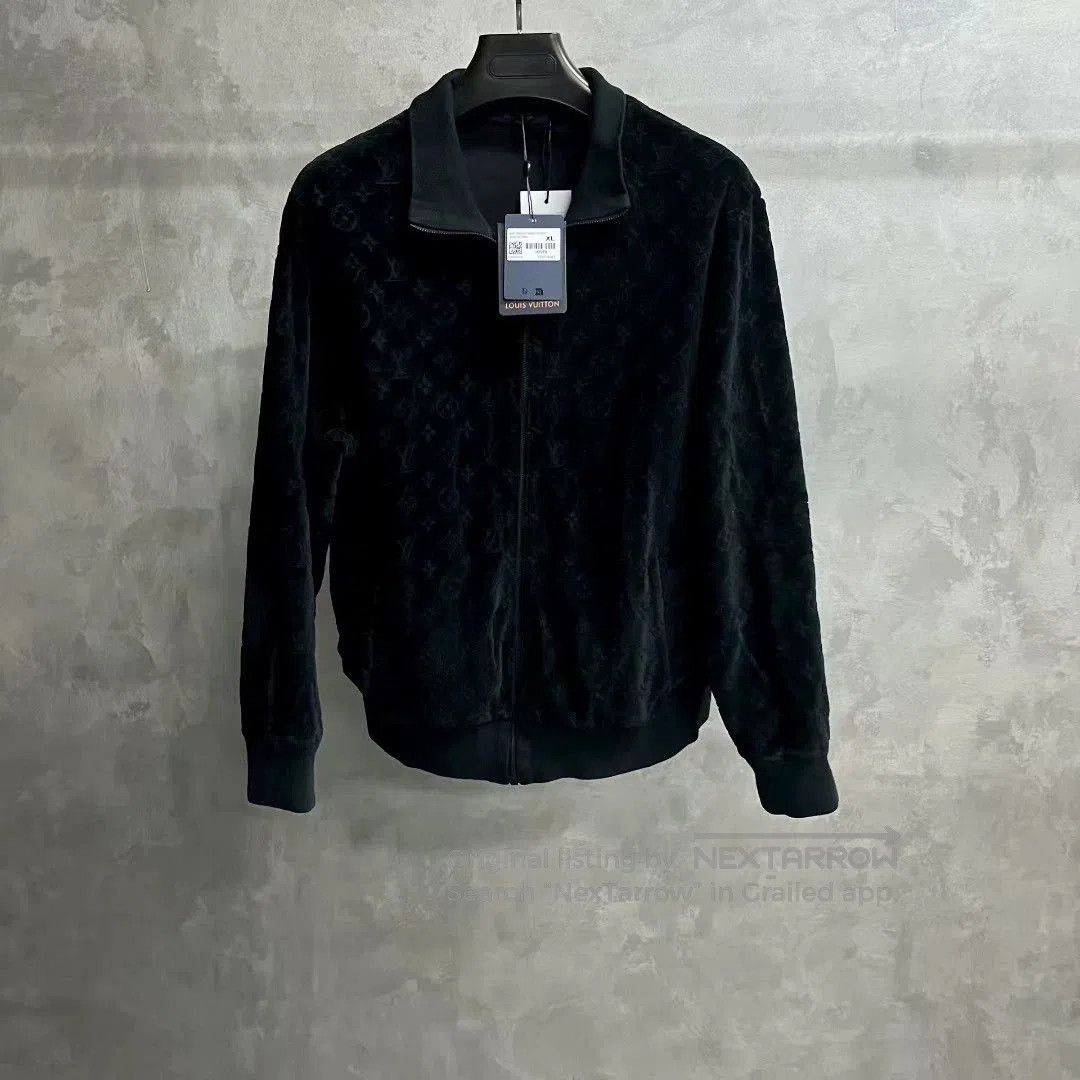 Louis Vuitton latest louis vuitton black zip collar jacket. Size US XL / EU 56 / 4 - 1 Thumbnail