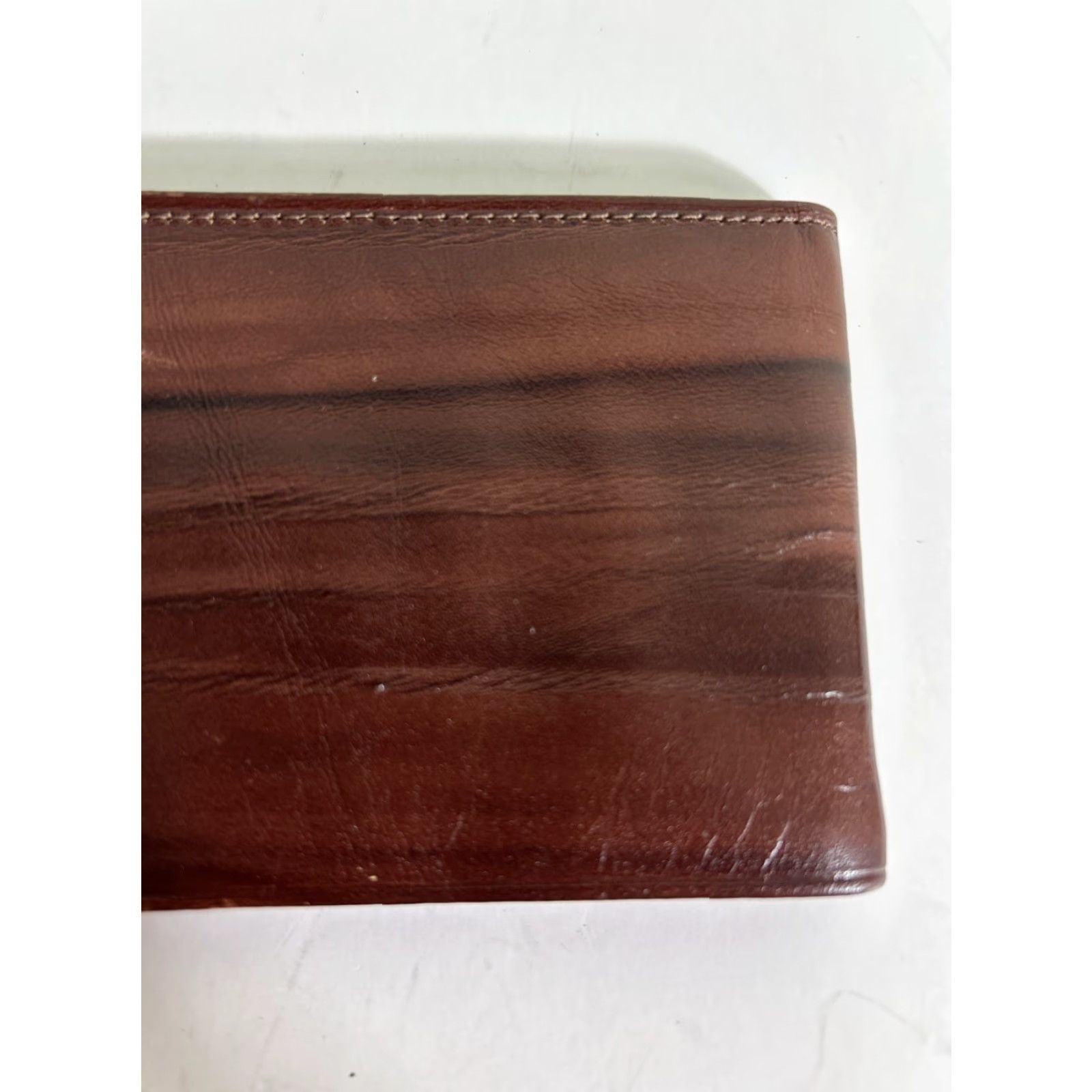 Vintage VINTAGE Unbranded Mens Bifold Cowhide Wallet Brown Size ONE SIZE - 7 Thumbnail