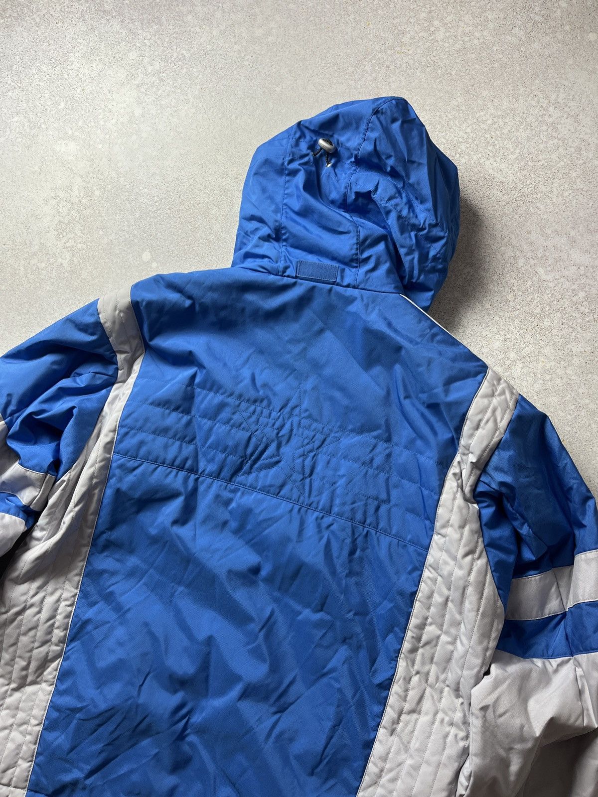 Bogner DDP Vintage BOGNER Jacket Blue White Hooded Ski Jacket Size US L / EU 52-54 / 3 - 5 Thumbnail