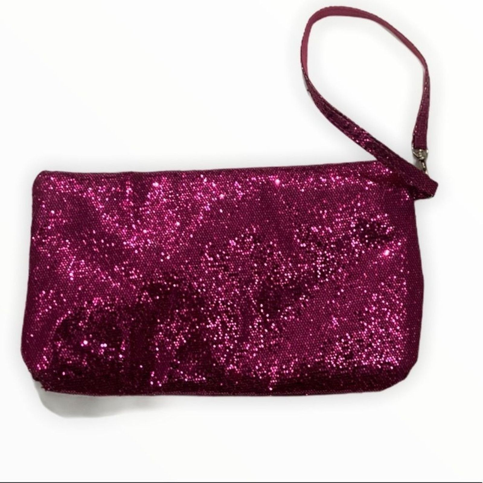 Victoria's Secret VICTORIA’S SECRET Pink Sequined Wristlet Purse Size ONE SIZE - 2 Thumbnail