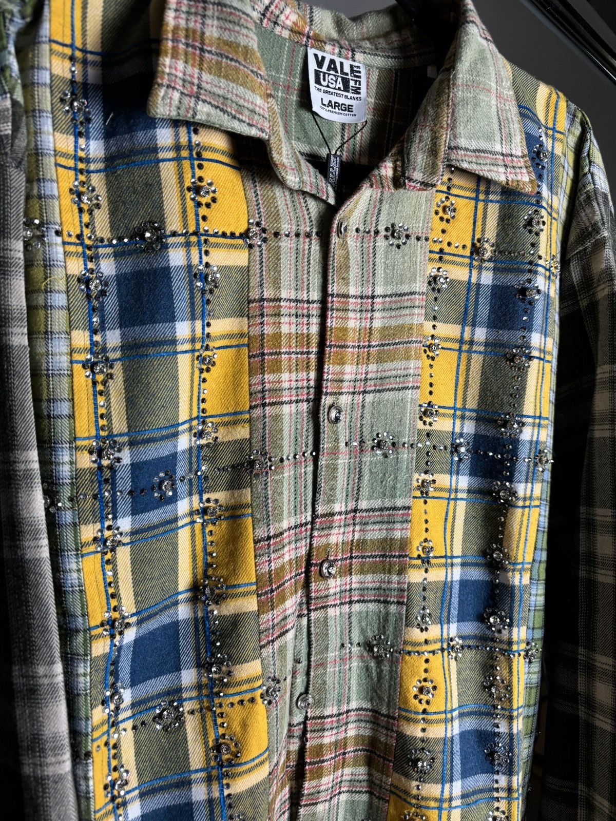Vale Vale Forever Earth Day Flannel 'Green/Patchwork' Size US L / EU 52-54 / 3 - 2 Thumbnail