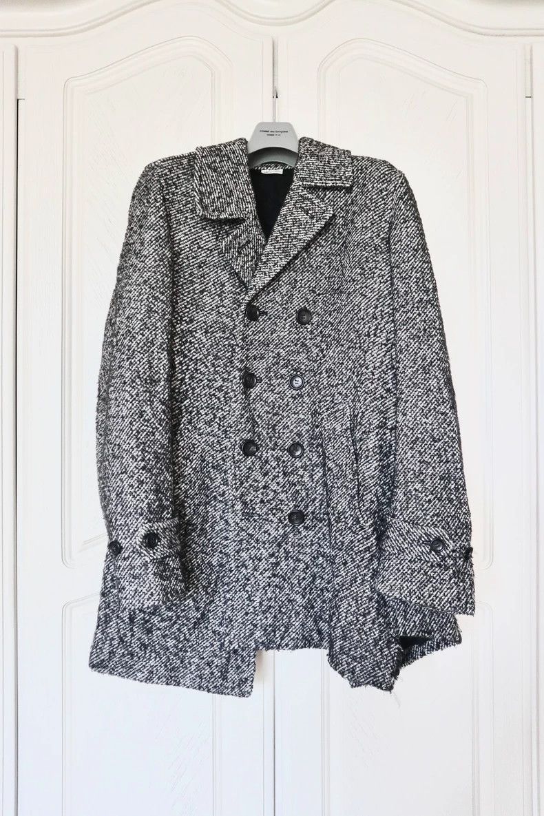 Comme des Garcons Comme des Garcons Gray Wool Blend Coat Size US M / EU 48-50 / 2 - 1 Thumbnail