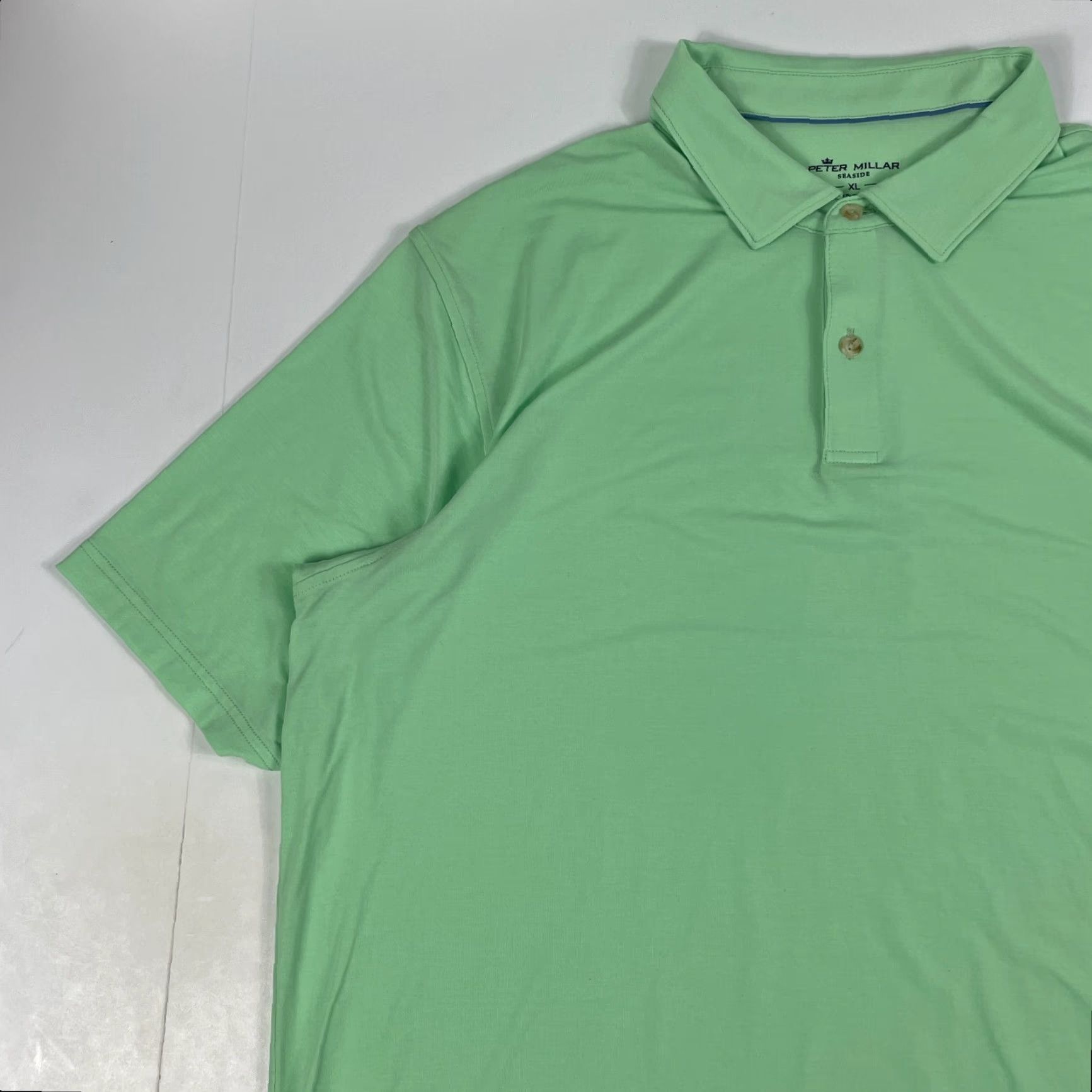Peter Millar VINTAGE Peter Millar Polo Shirt Mens XL Green Seaside Golf Short Sleeve Polo Mens XL Green Seaside Golf Short Sleeve Size US XL / EU 56 / 4 - 2 Thumbnail