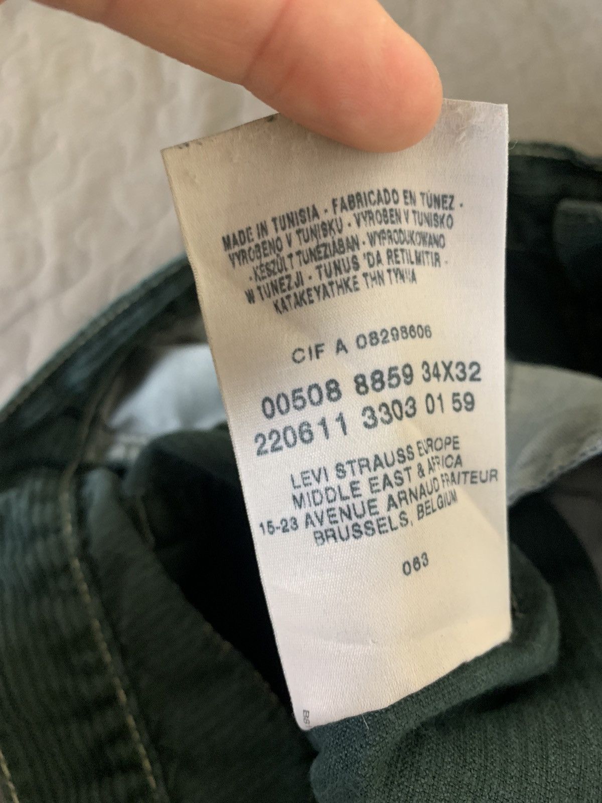 Levi's Levis 508 Corduroy Faded Pants Size 34 X 32 Size US 34 / EU 50 - 8 Thumbnail
