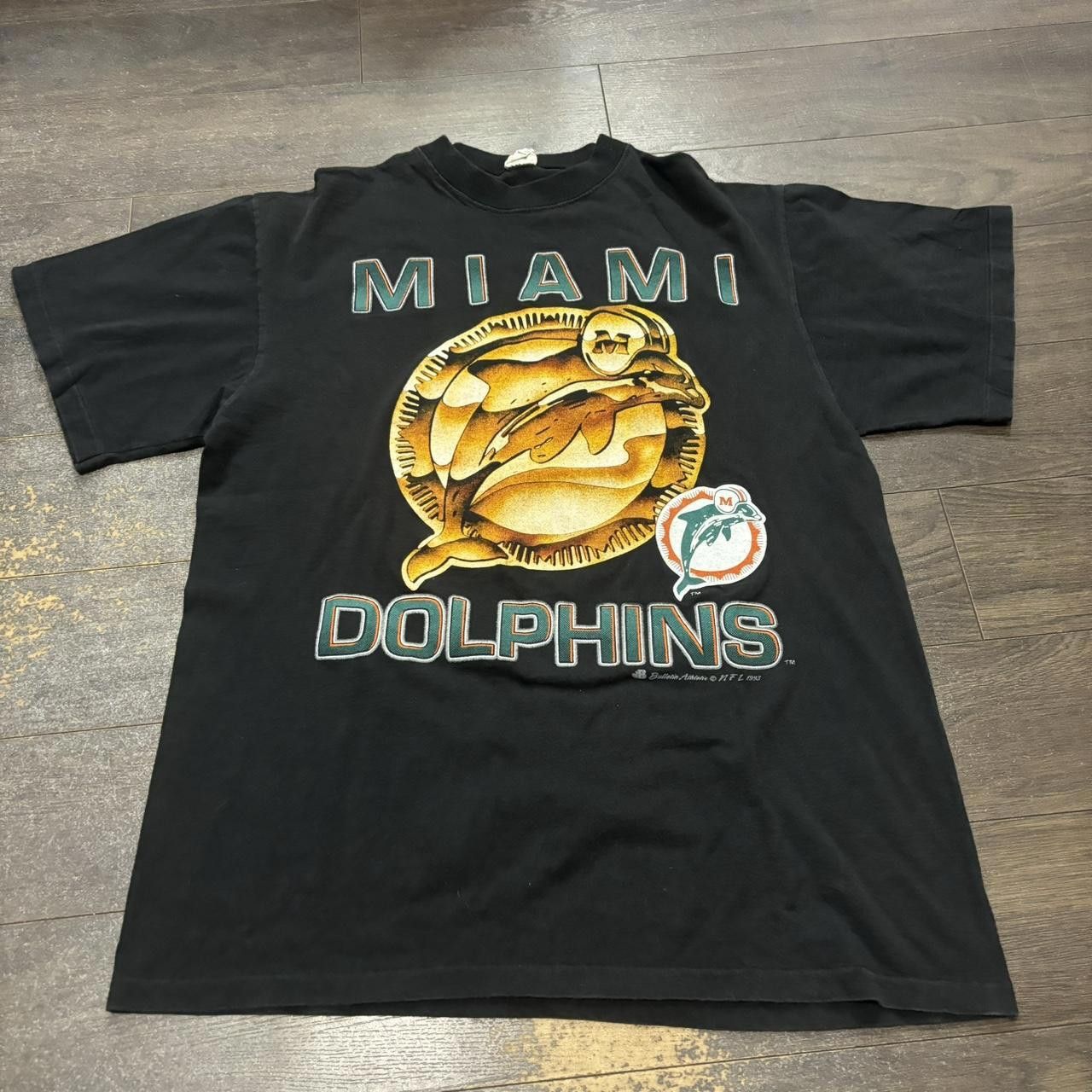 Designer Vintage Miami dolphins t shirt 1993 M Size US M / EU 48-50 / 2 - 3 Thumbnail