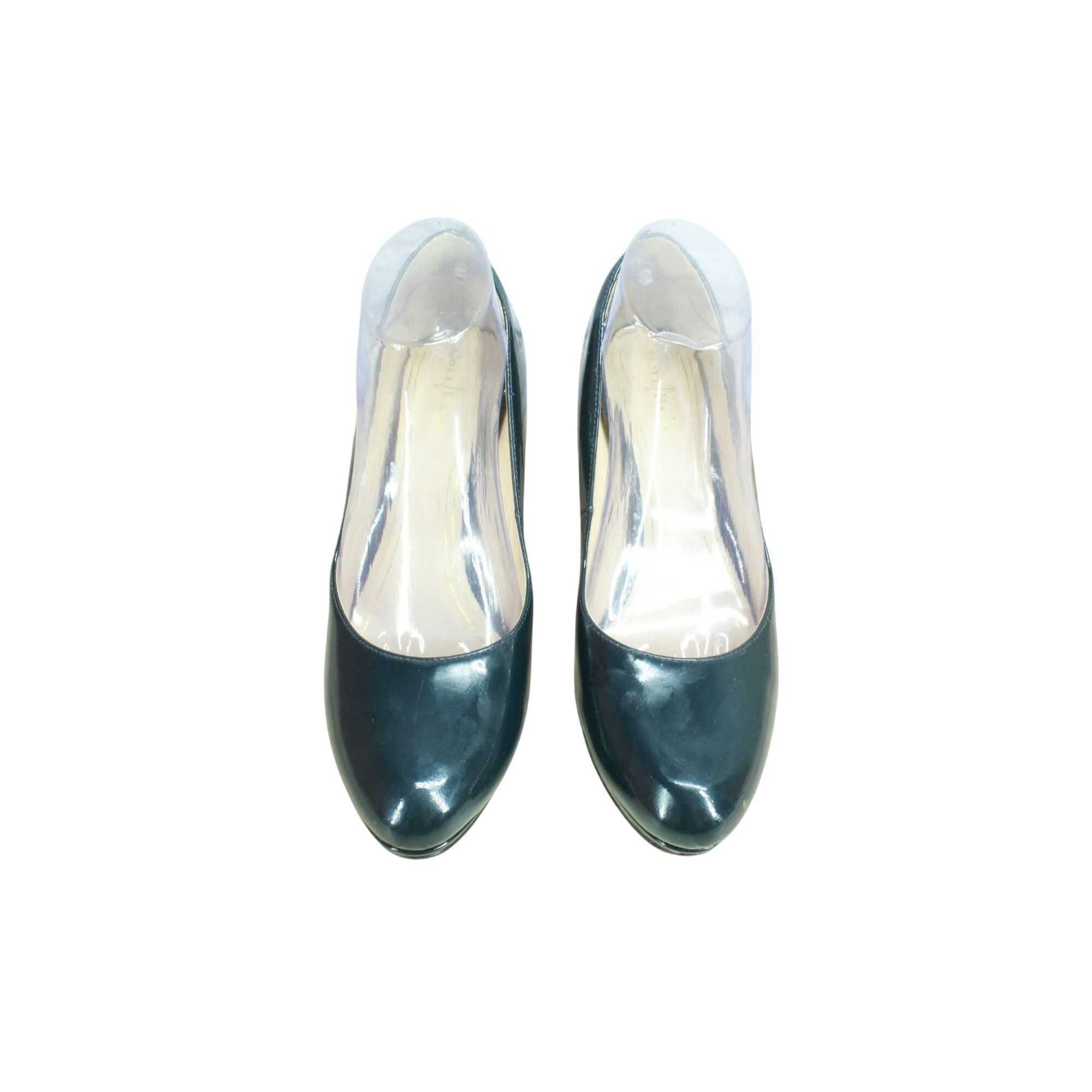 Cole Haan Cole Haan Gabbie Nike Air Black Leather Heels 8.5 Size US 8.5 / IT 38.5 - 5 Thumbnail