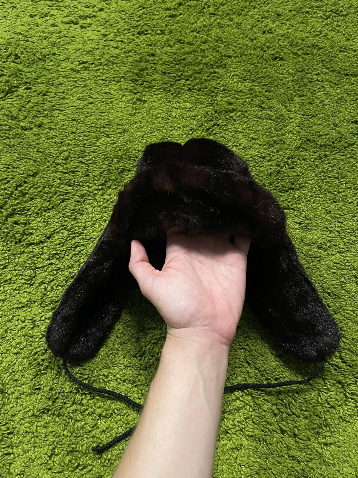 MCM MCM 2000s vintage fuzzy faux fur Ushanka trapper checker hat Size ONE SIZE - 6 Thumbnail