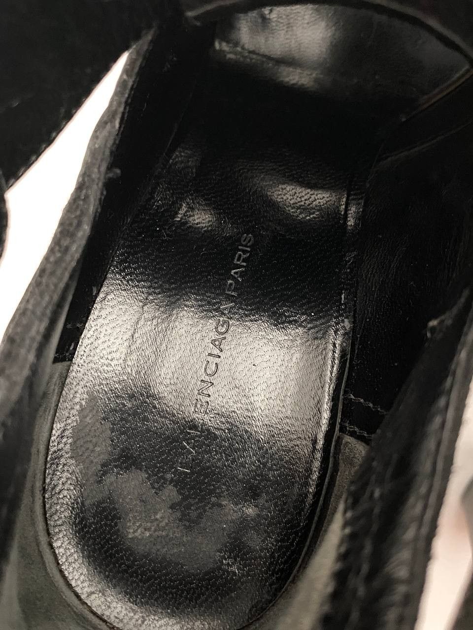 Balenciaga Balenciaga Black Leather Cut Out Lace Up Heels Boots Vintage Size US 6 / IT 36 - 10 Thumbnail