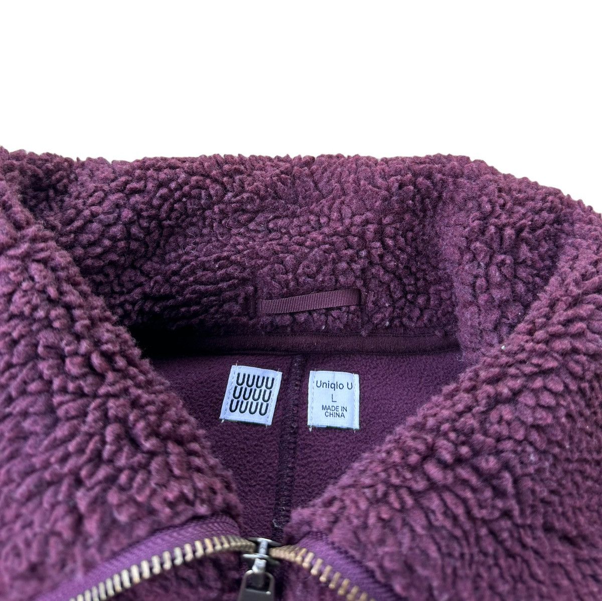 Undercover × Uniqlo Unqlo undercover deep pile cropped jacket Size L / US 10 / IT 46 - 3 Thumbnail