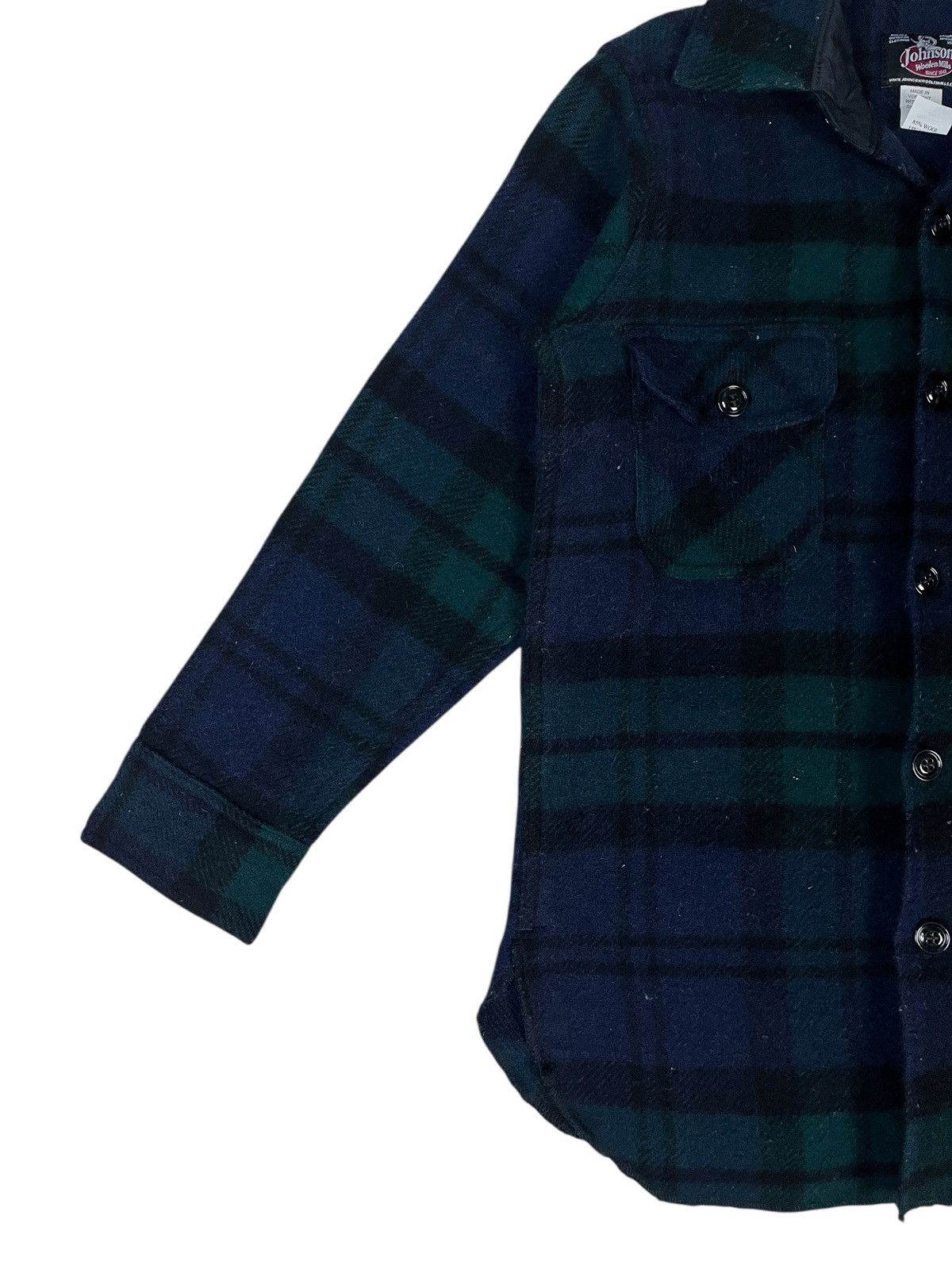 Flannel × Johnson Woolen Mills Plaid Flannel Wool Rugged Outdoor Handmade in Vermont USA Size US XS / EU 42 / 0 - 3 Thumbnail